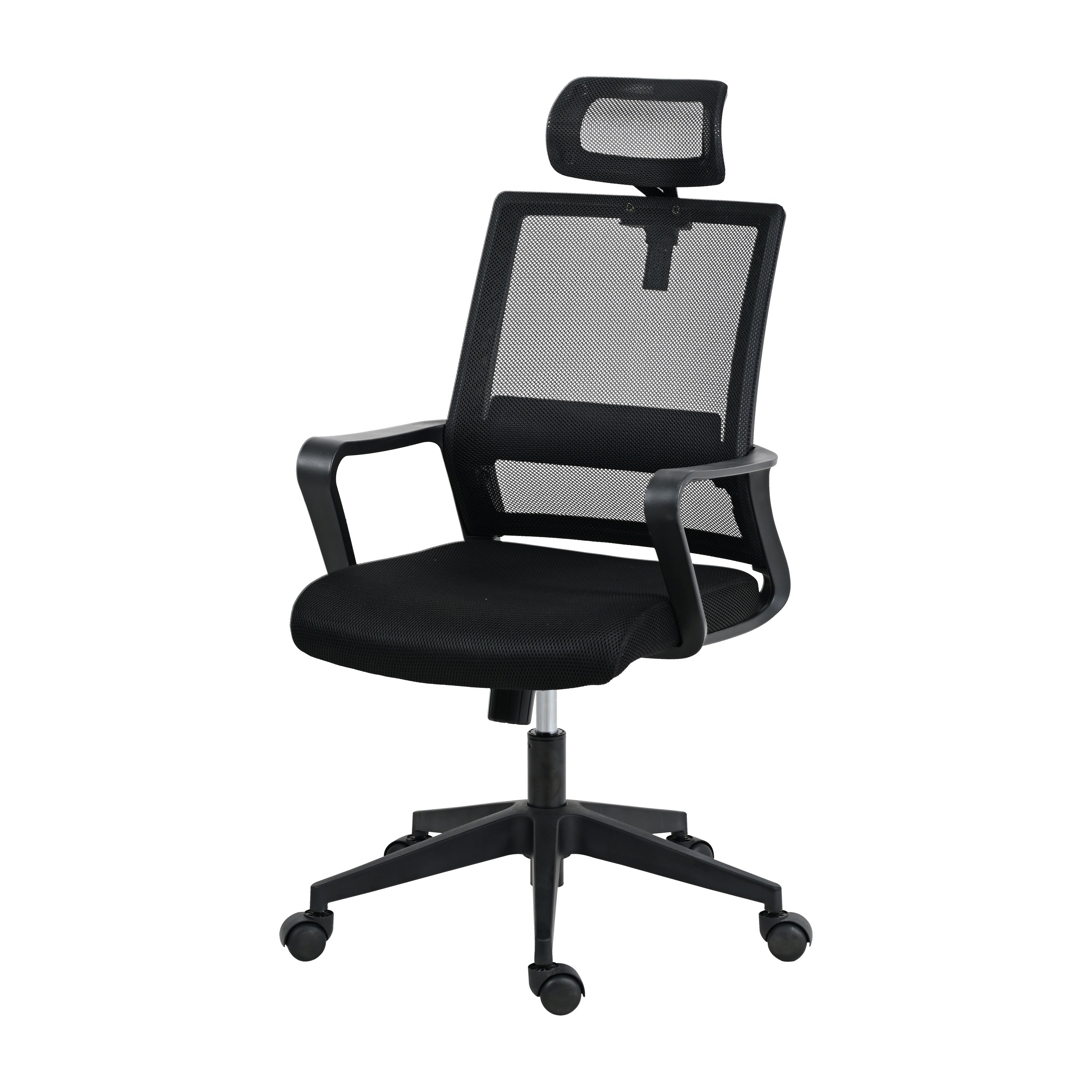 Ergonomic Office Chair with Lumbar Support & Headrest-American Furniture Outlet