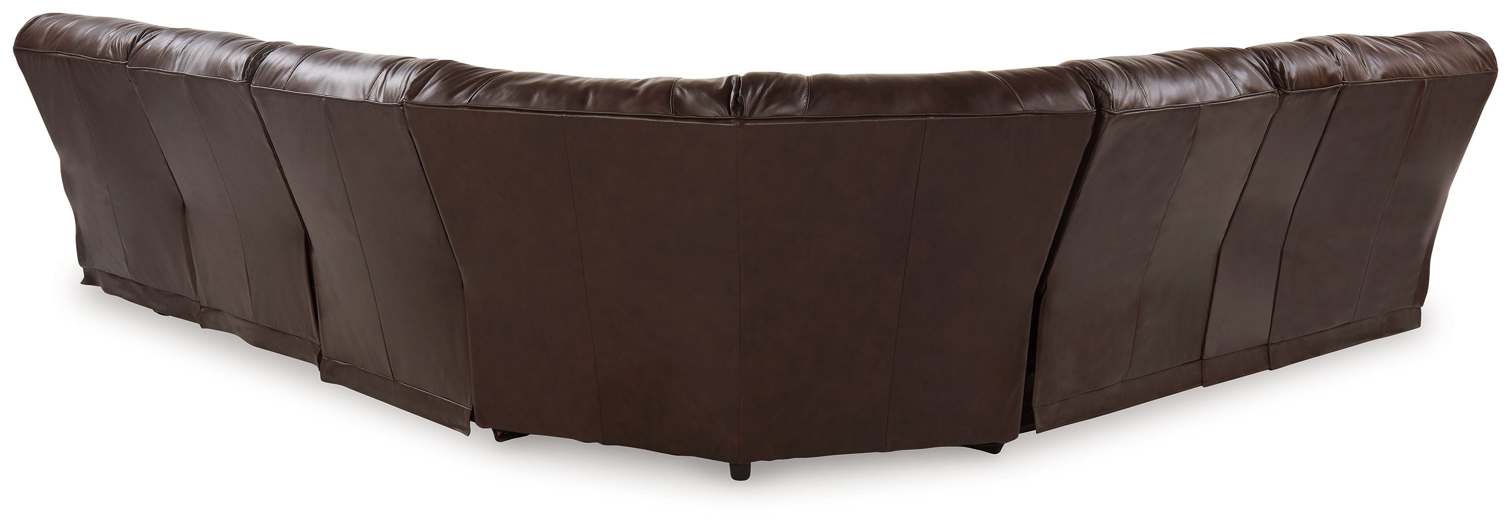 Family Circle Brown Power Reclining Sectional-Signature Design by Ashley®-American Furniture Outlet