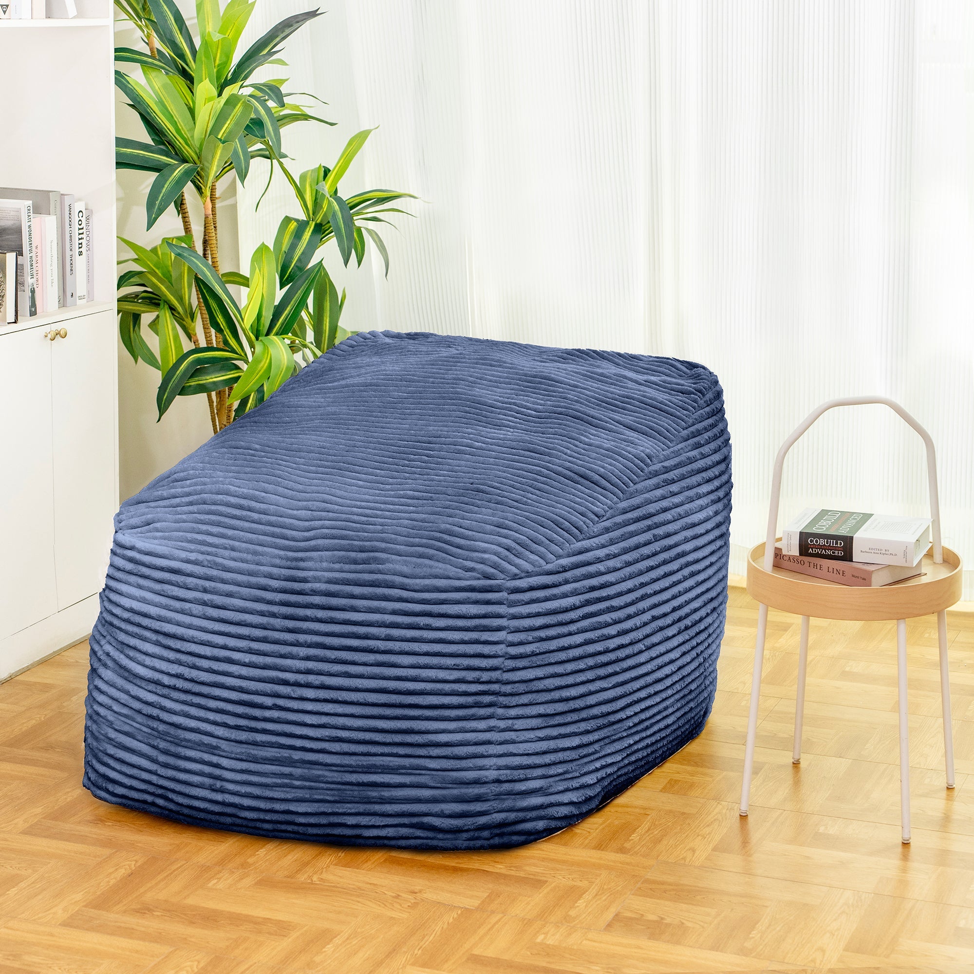 Faux Fur Classic Bean Bag-American Furniture Outlet