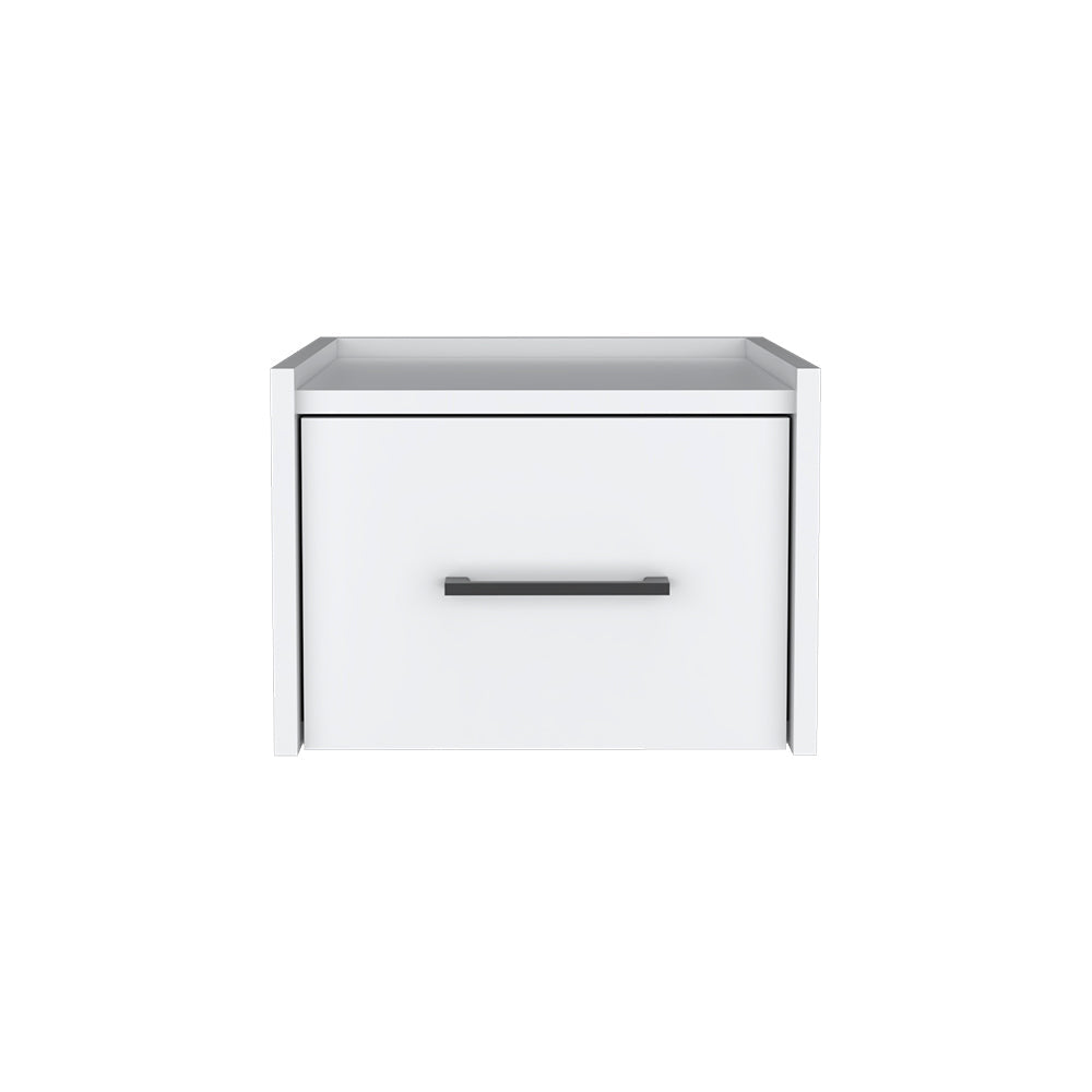 Floating Nightstand White - Calion-American Furniture Outlet