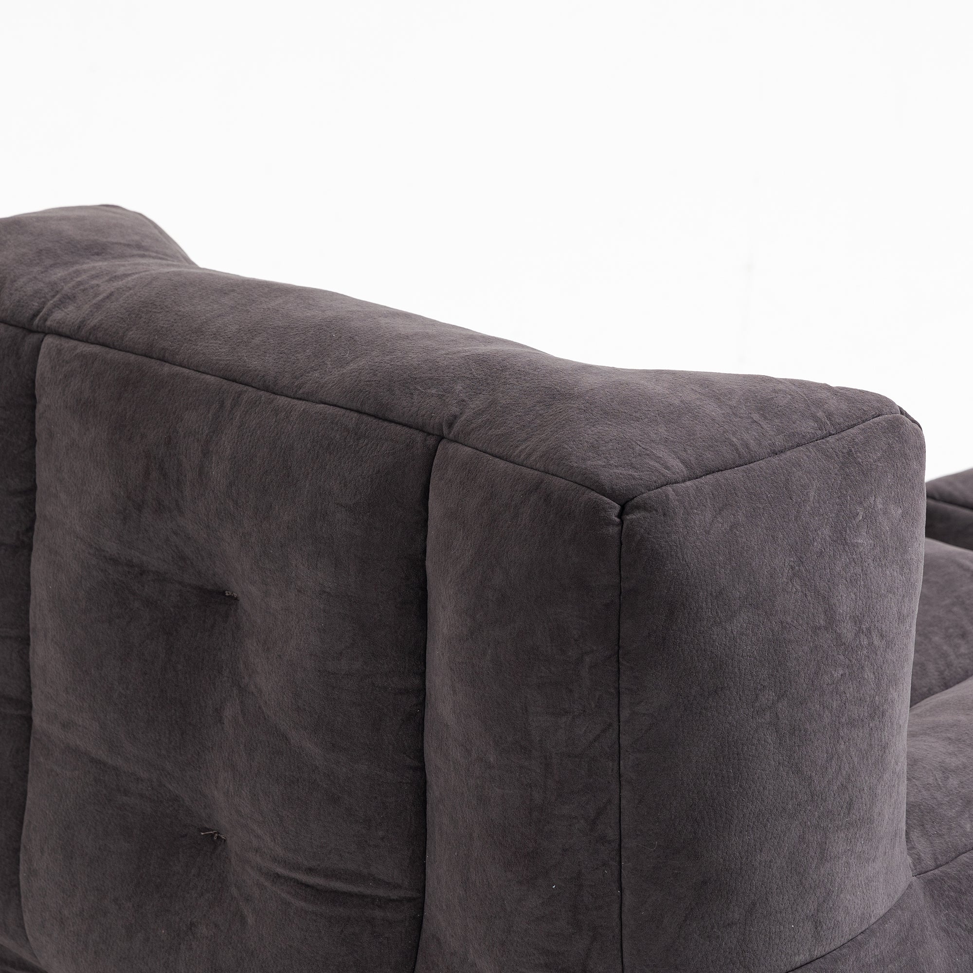 Fluffy Bean Bag Chair with Ottoman | Soft & Comfy-American Furniture Outlet