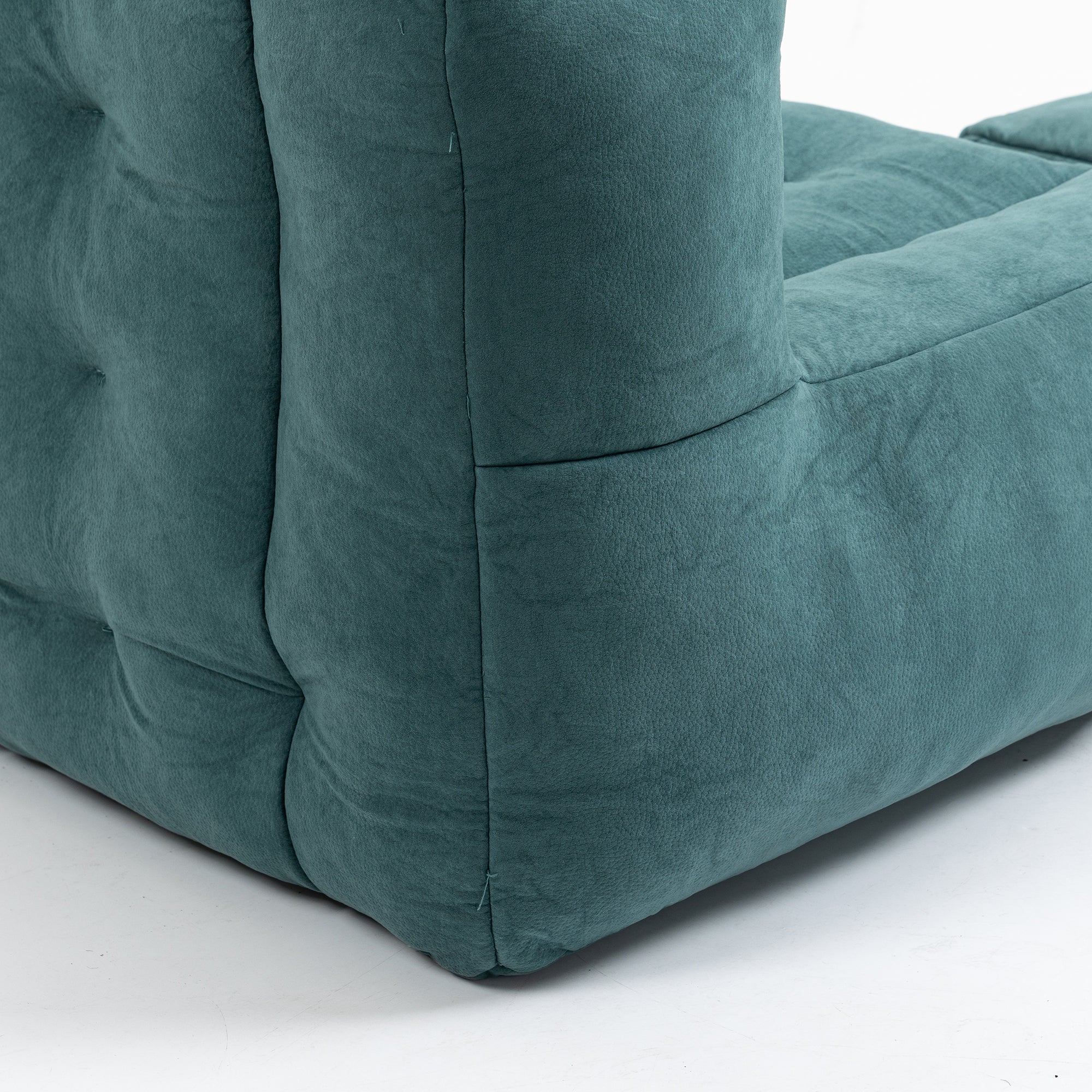 Fluffy Bean Bag Chair with Ottoman | Soft & Comfy-American Furniture Outlet