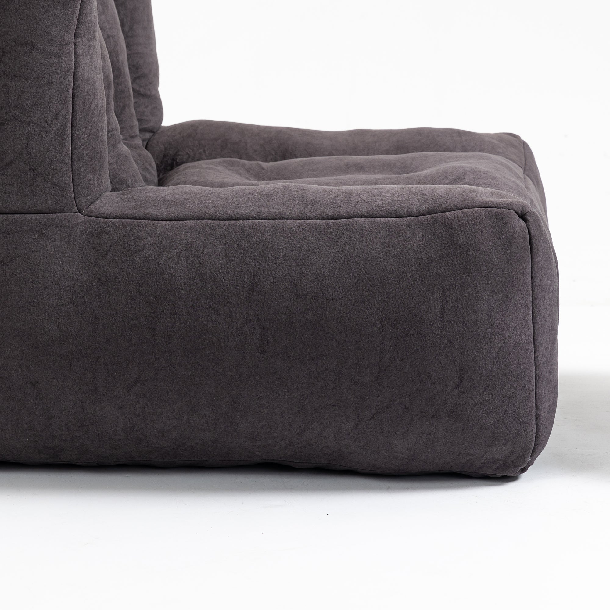 Fluffy Bean Bag Chair with Ottoman | Soft & Comfy-American Furniture Outlet