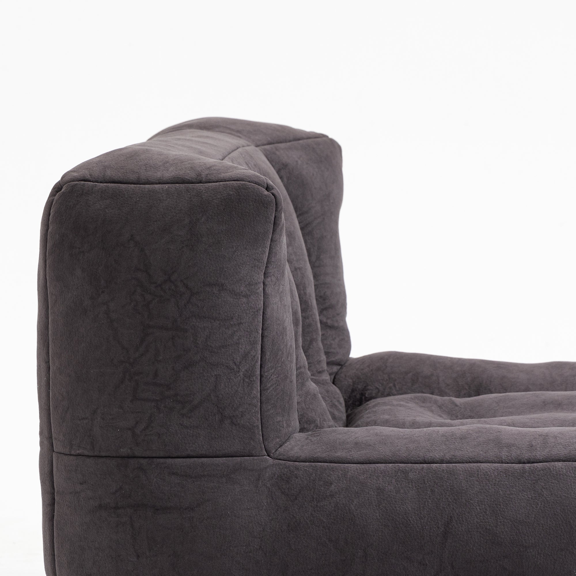 Fluffy Bean Bag Chair with Ottoman | Soft & Comfy-American Furniture Outlet