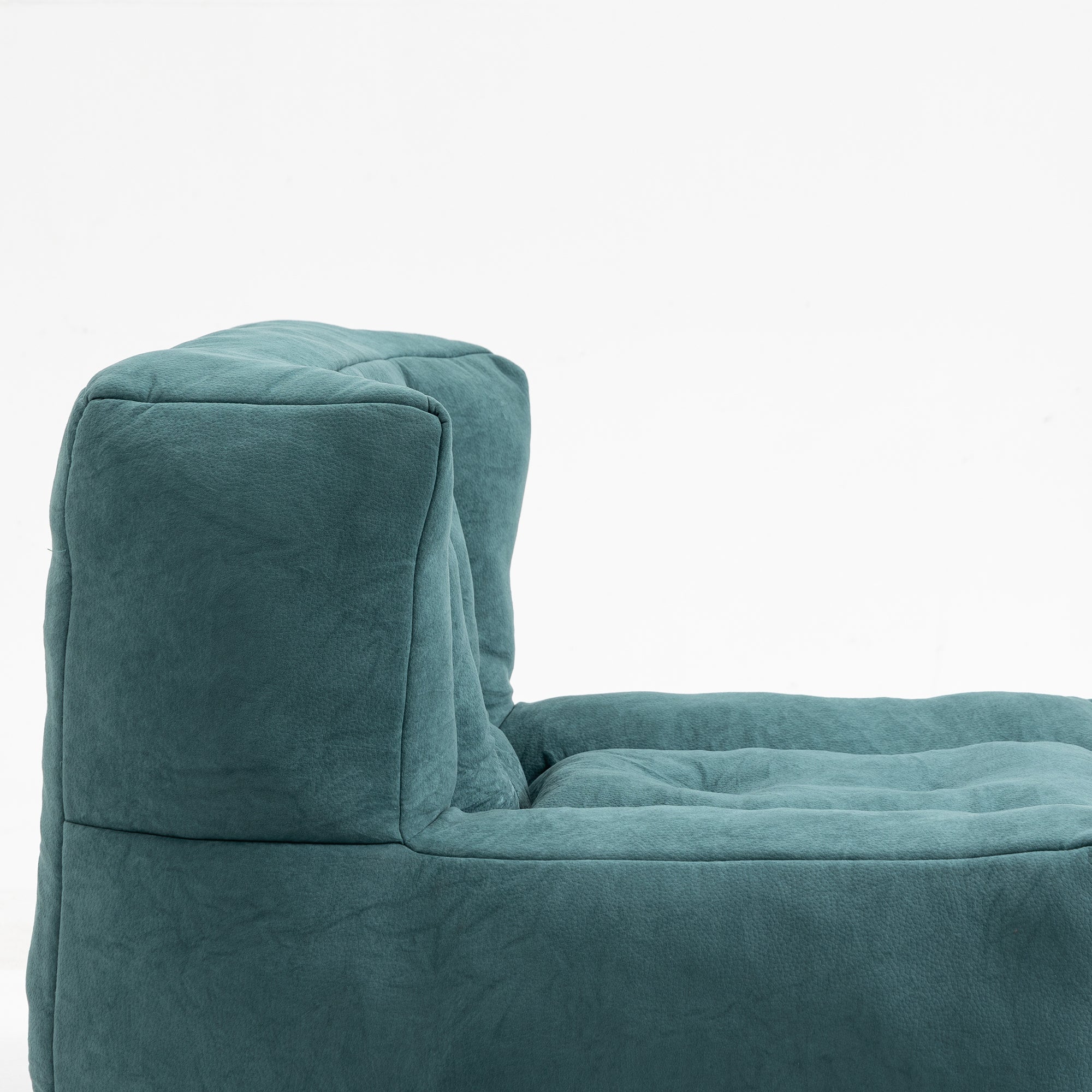 Fluffy Bean Bag Chair with Ottoman | Soft & Comfy-American Furniture Outlet