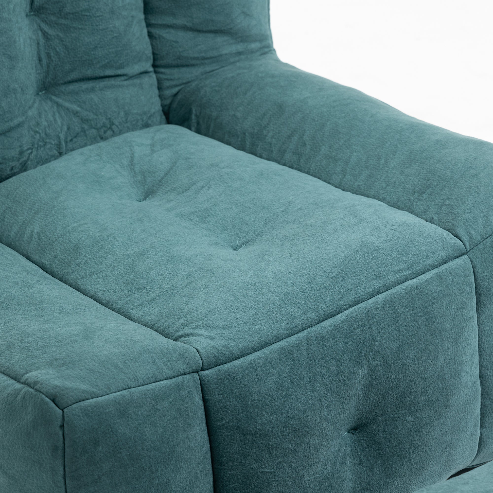 Fluffy Bean Bag Chair with Ottoman | Soft & Comfy-American Furniture Outlet