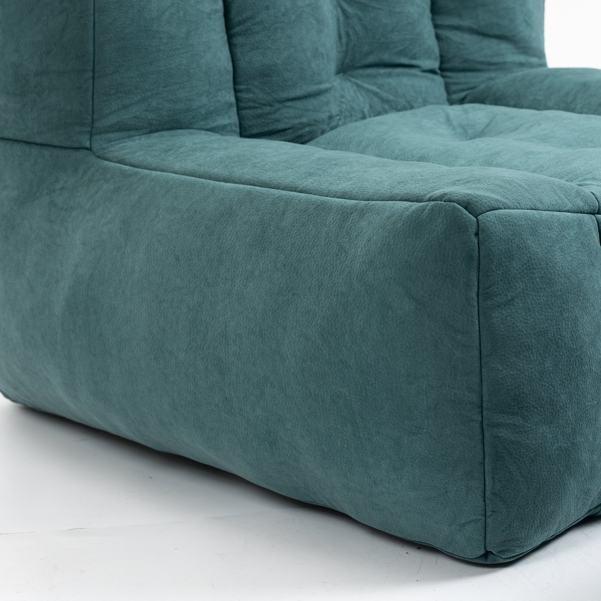 Fluffy Bean Bag Chair with Ottoman | Soft & Comfy-American Furniture Outlet