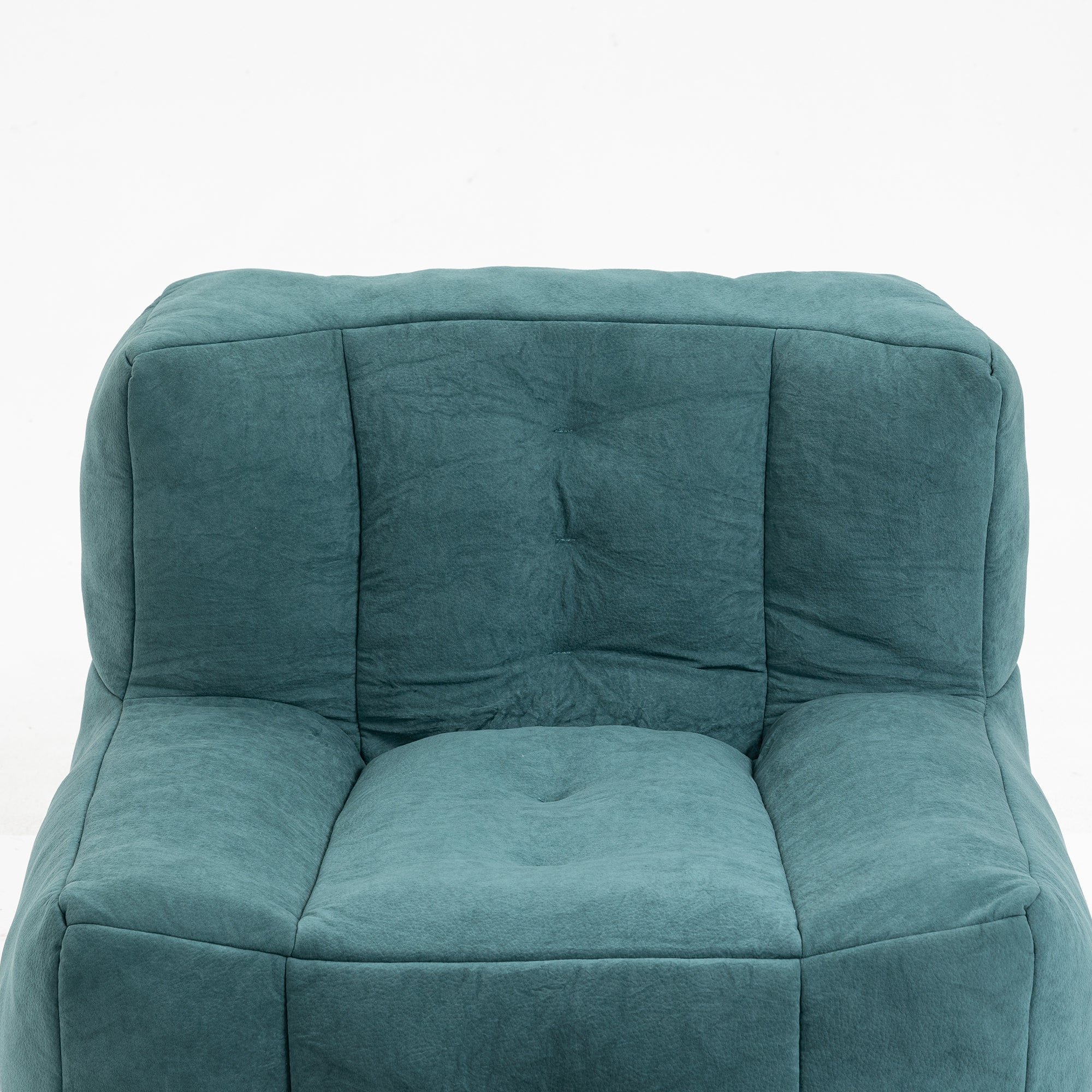 Fluffy Bean Bag Chair with Ottoman | Soft & Comfy-American Furniture Outlet