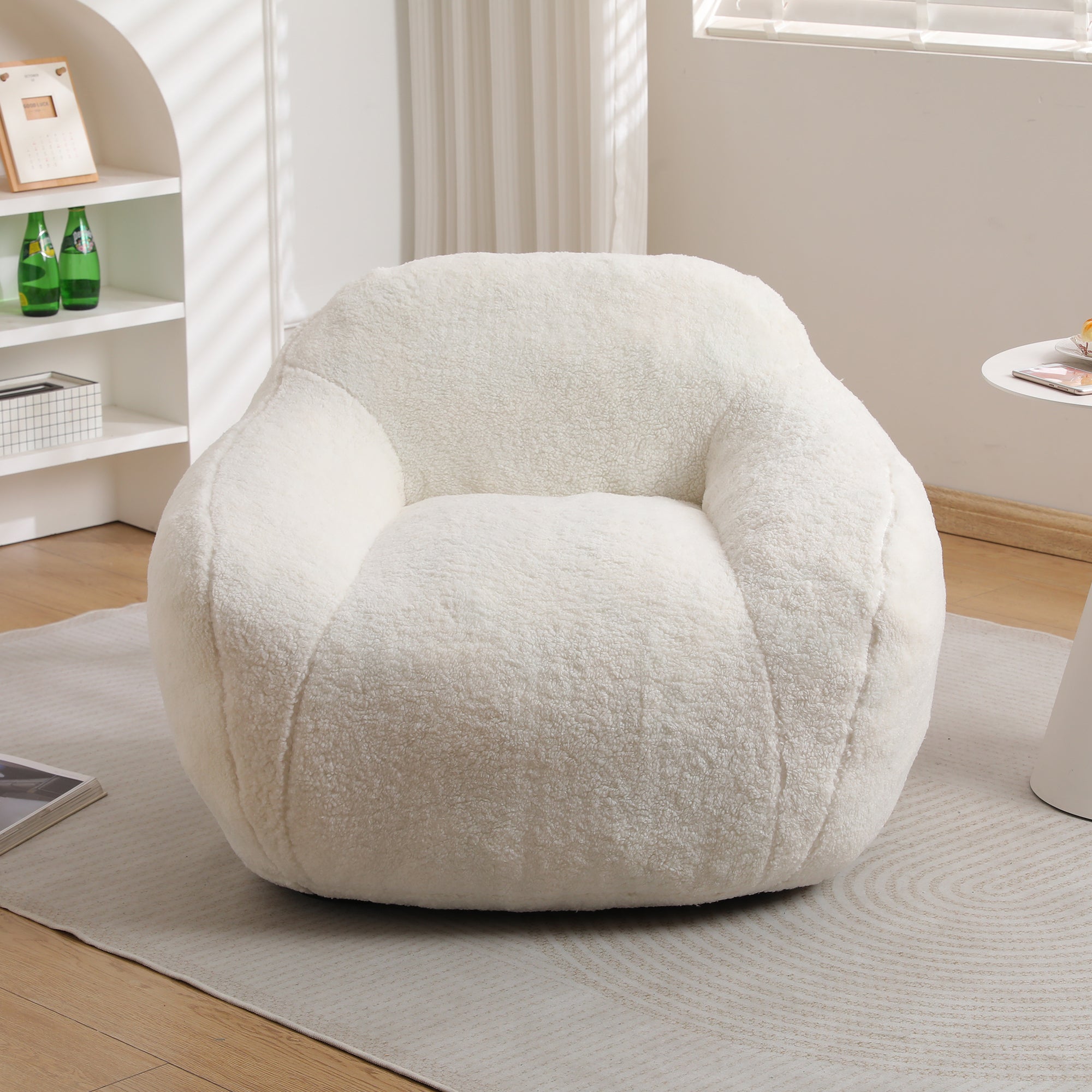 Giant Bean Bag Chair with Memory Foam-American Furniture Outlet