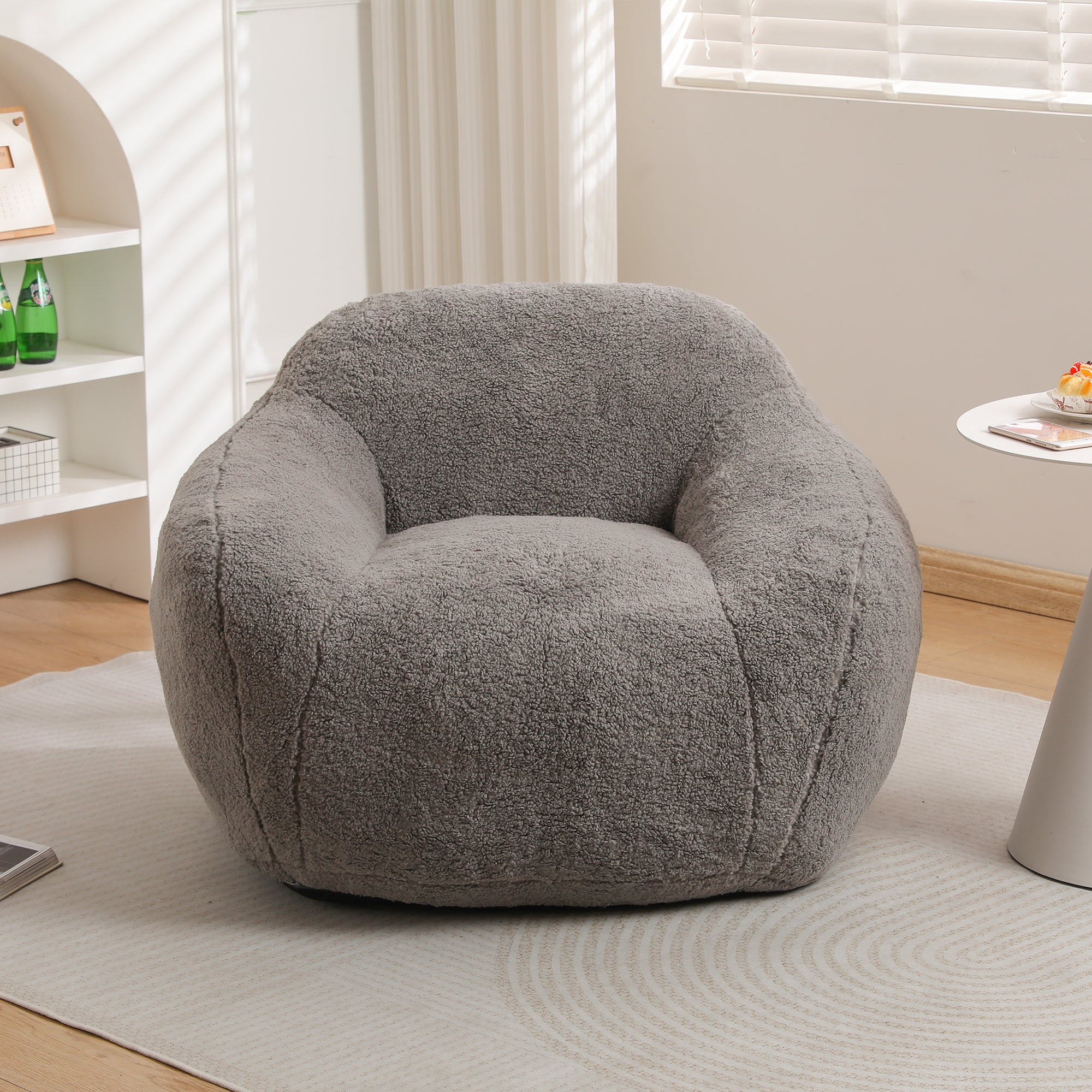 Giant Bean Bag Chair with Memory Foam-American Furniture Outlet