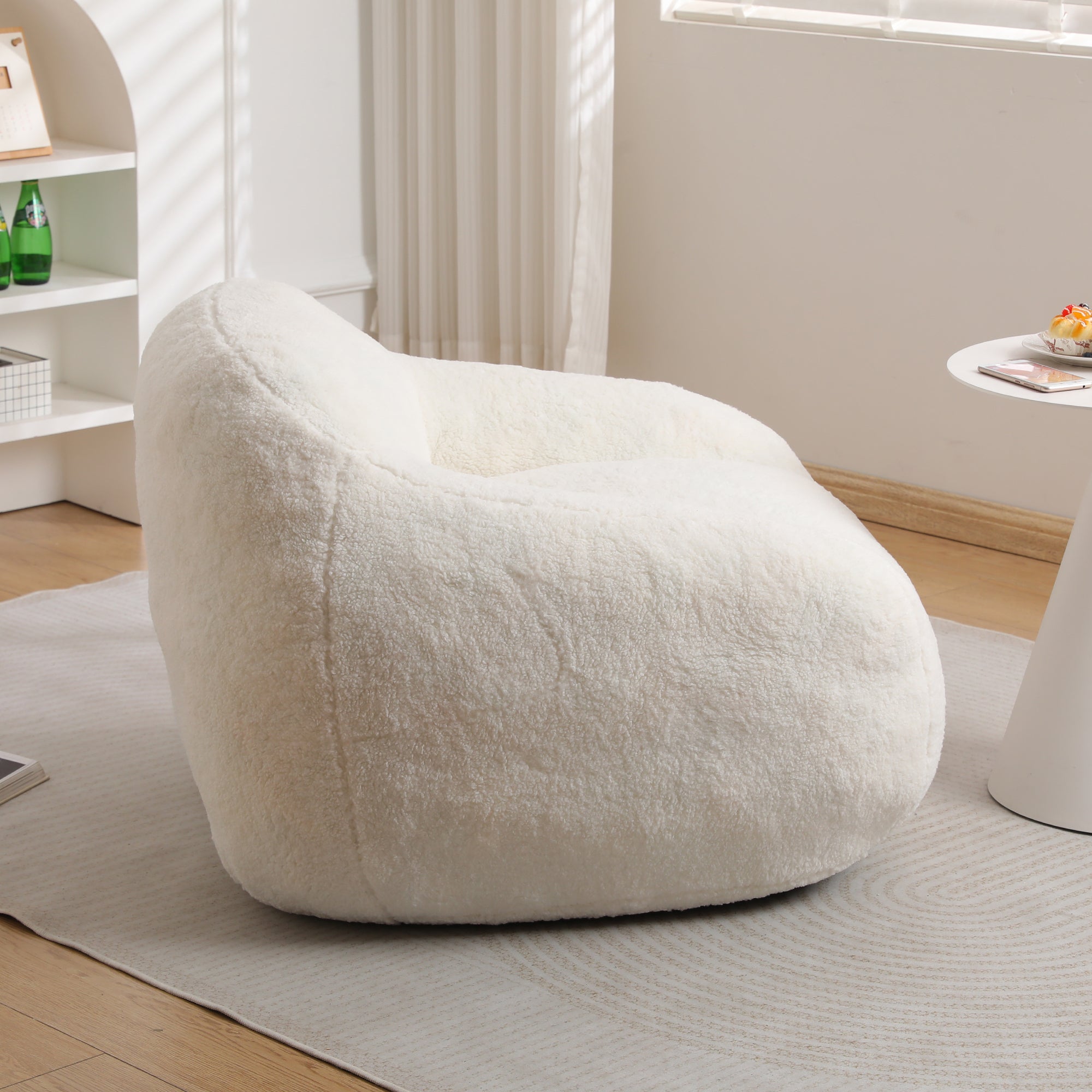 Giant Bean Bag Chair with Memory Foam-American Furniture Outlet