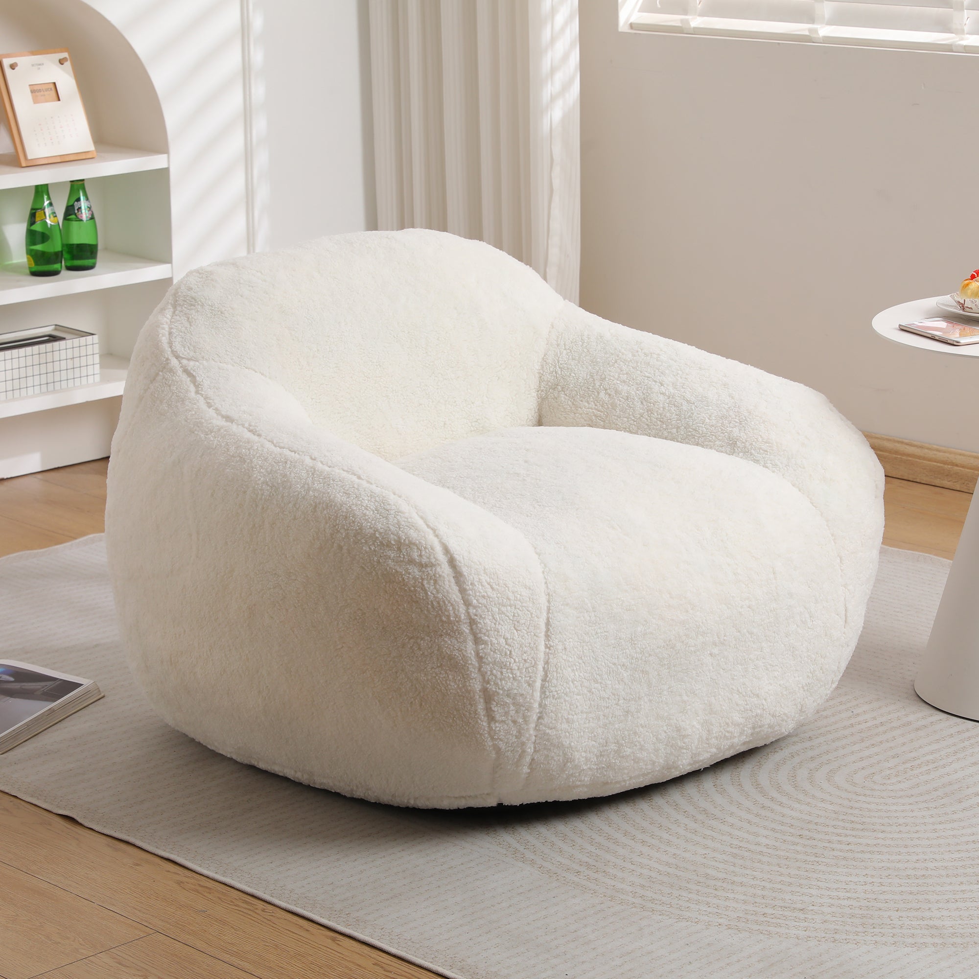 Giant Bean Bag Chair with Memory Foam-American Furniture Outlet