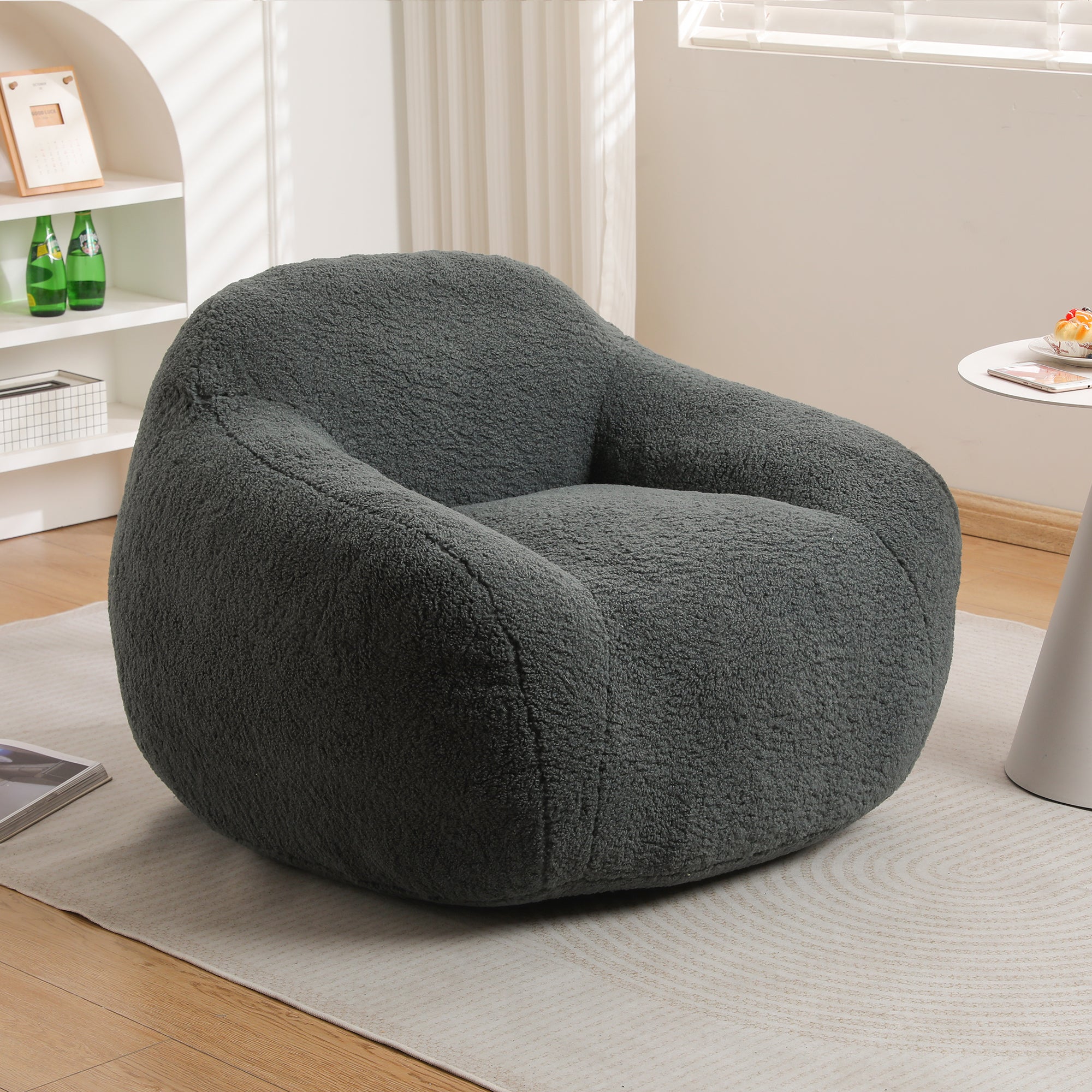 Giant Bean Bag Chair with Memory Foam-American Furniture Outlet