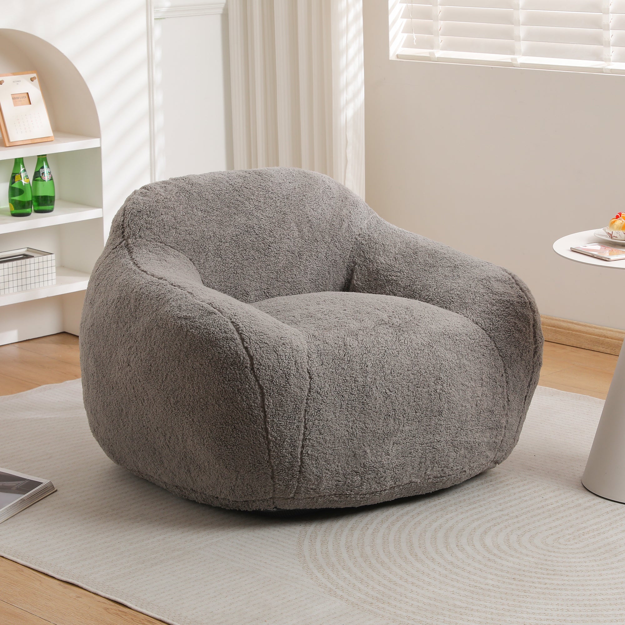 Giant Bean Bag Chair with Memory Foam-American Furniture Outlet