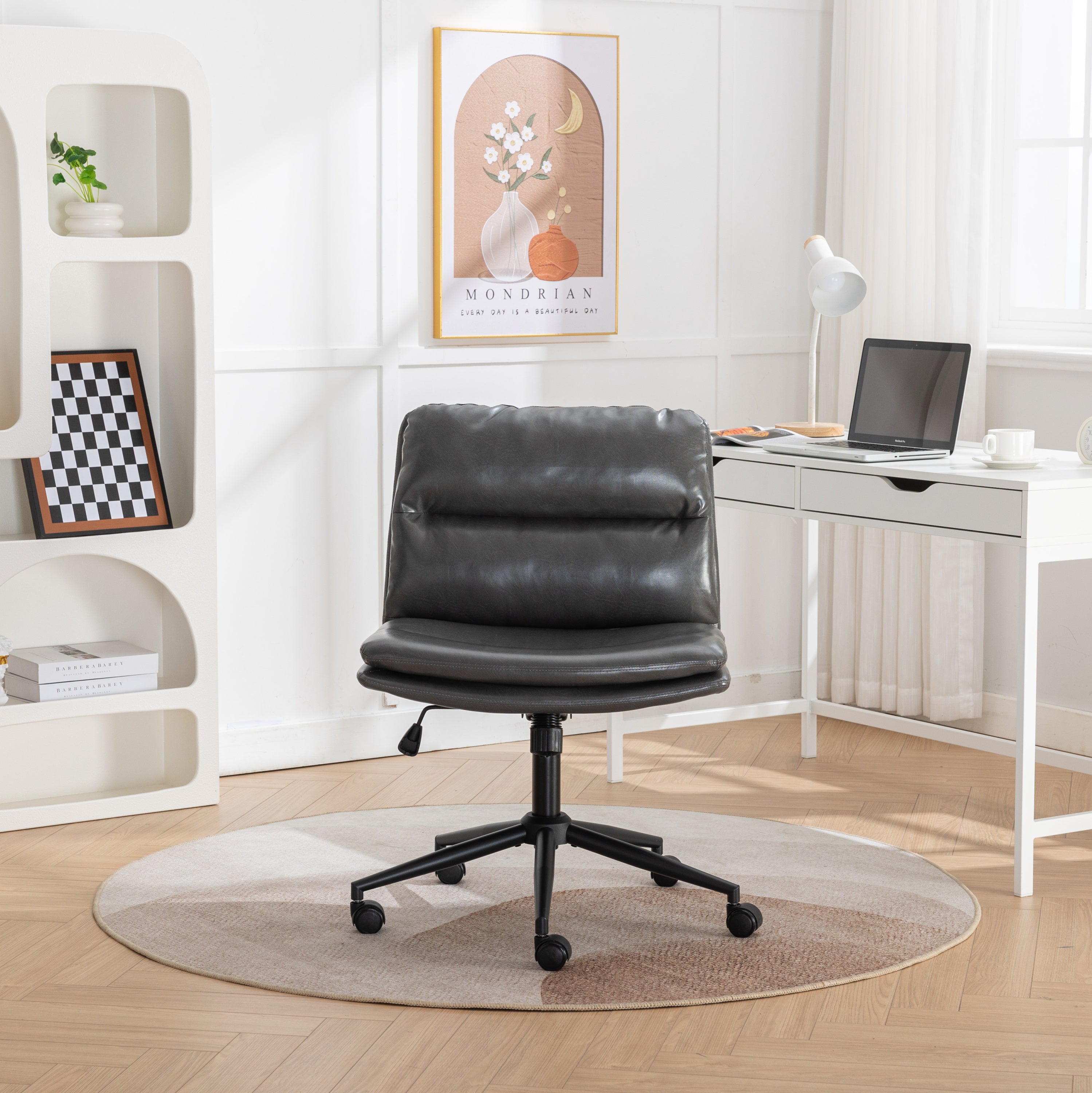 Gray Office Chair-American Furniture Outlet