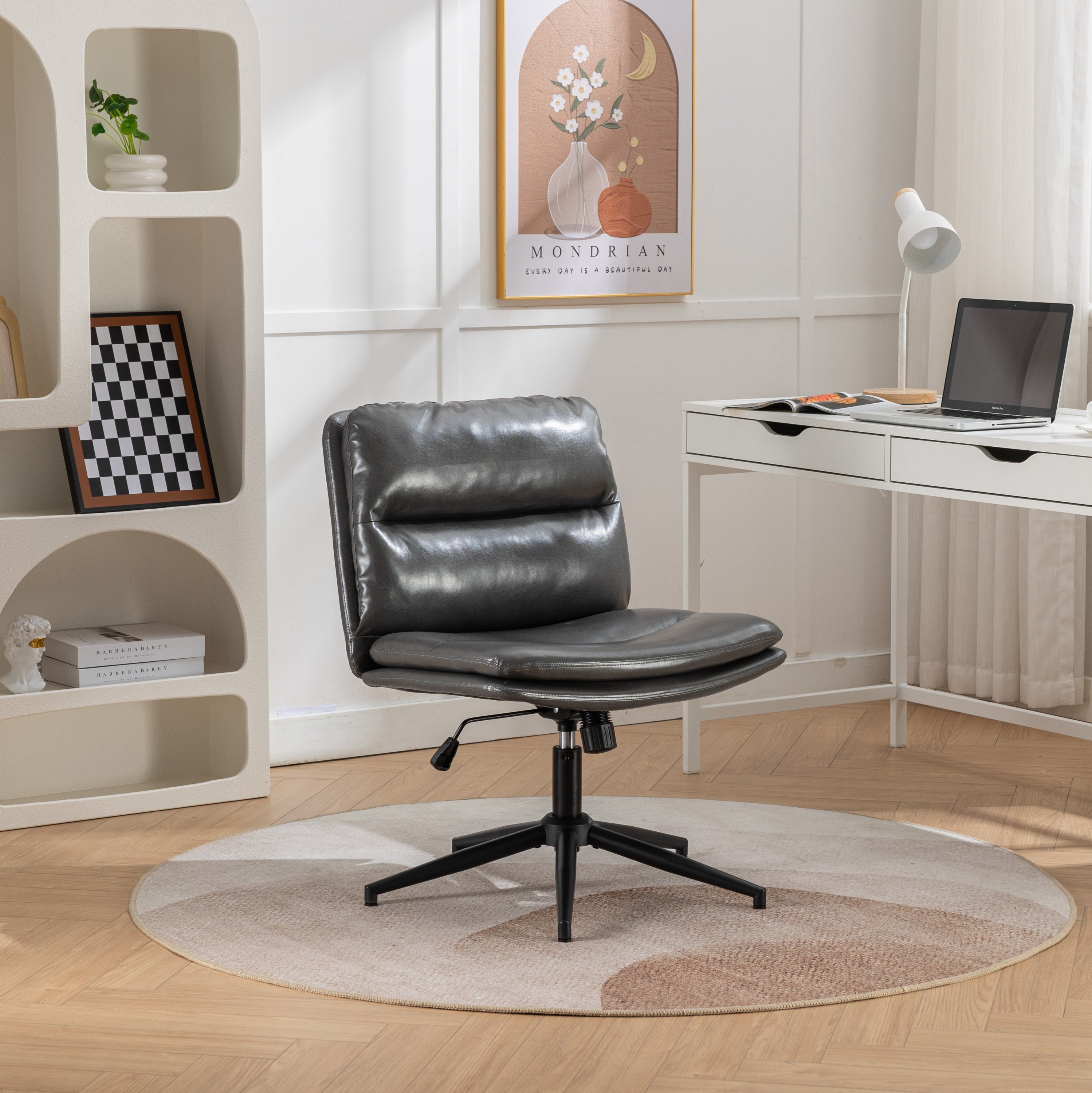 Gray Office Chair-American Furniture Outlet