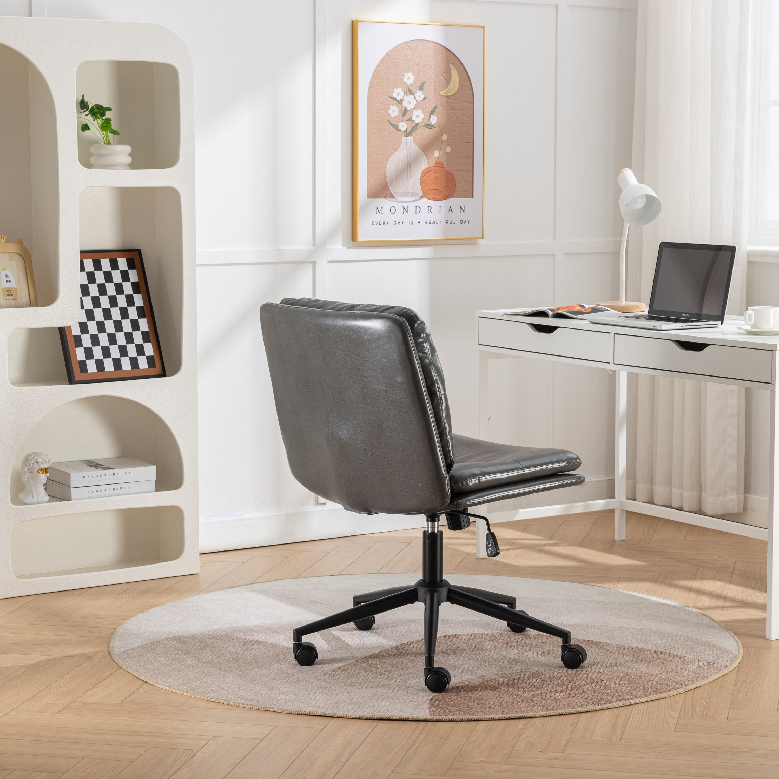 Gray Office Chair-American Furniture Outlet