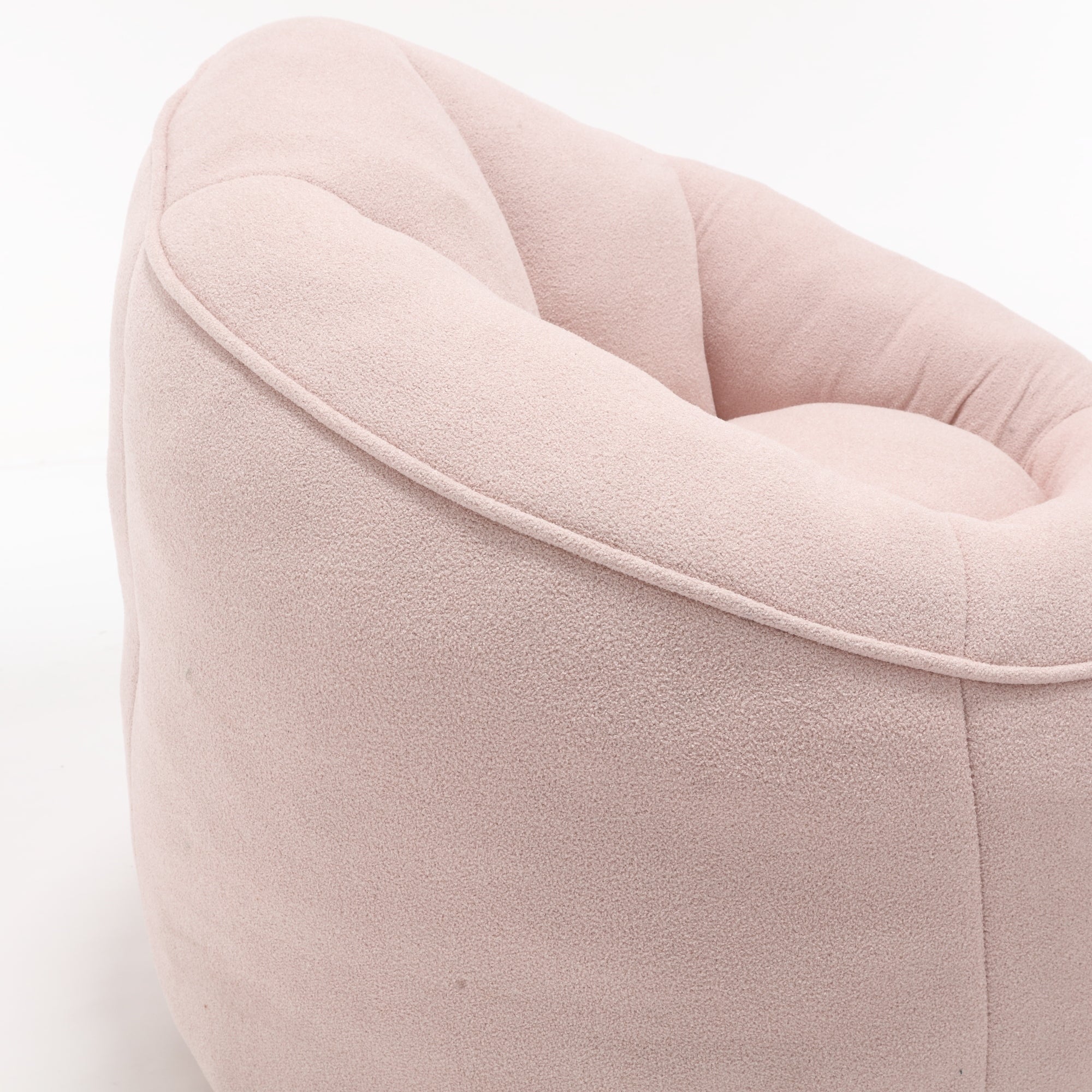 High Pressure Foam Bean Bag Chair with Footrest-American Furniture Outlet