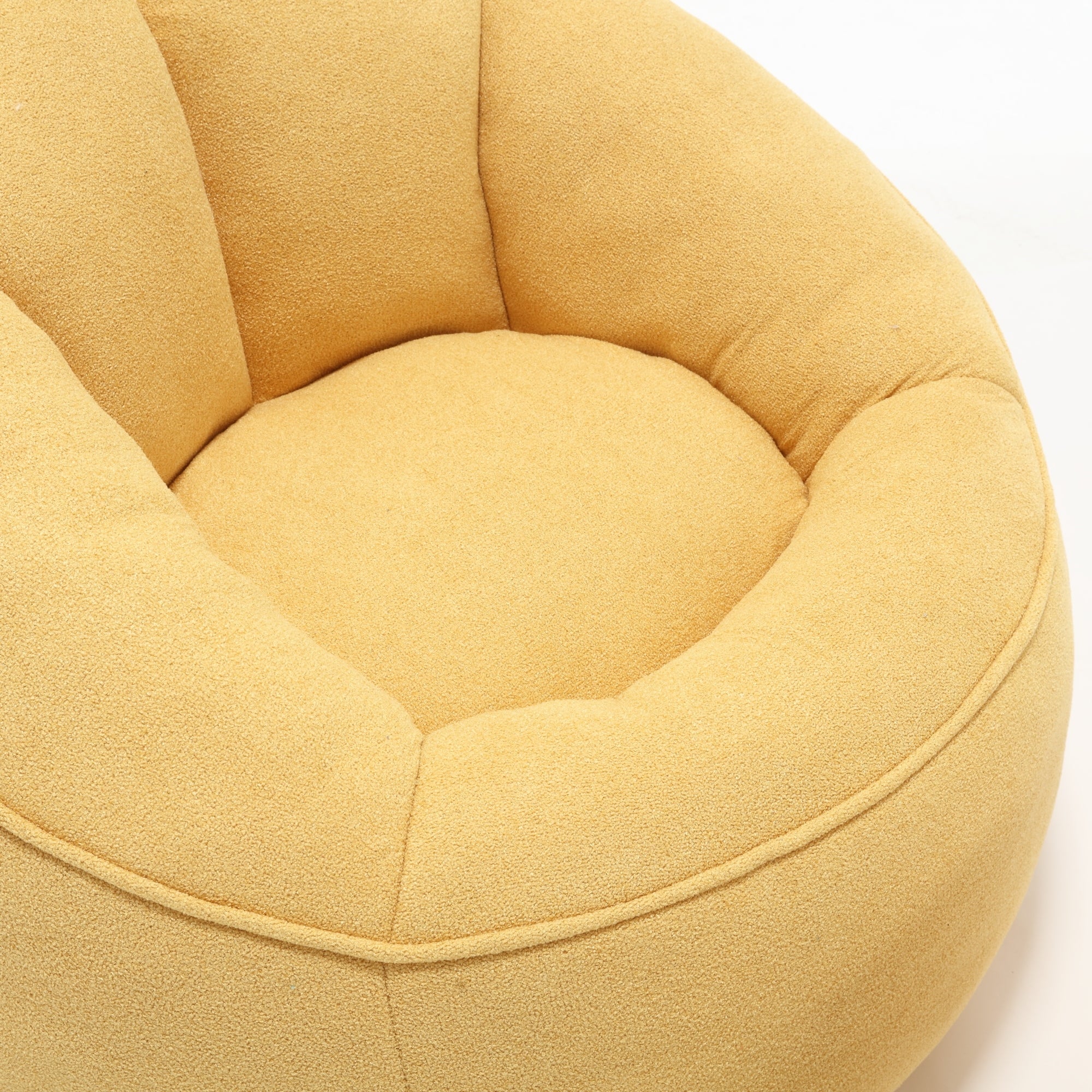 High Pressure Foam Bean Bag Chair with Footrest-American Furniture Outlet