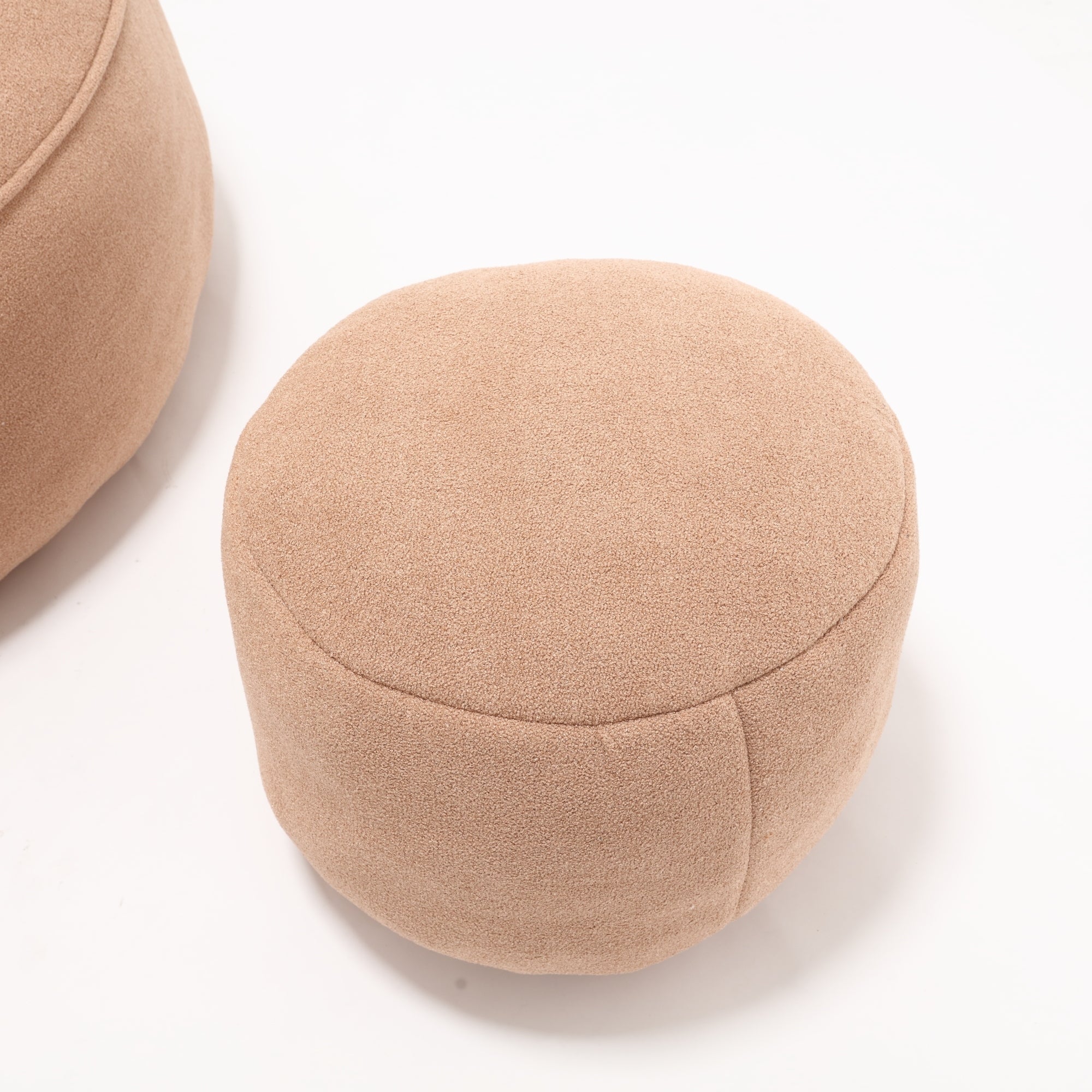 High Pressure Foam Bean Bag Chair with Footrest-American Furniture Outlet