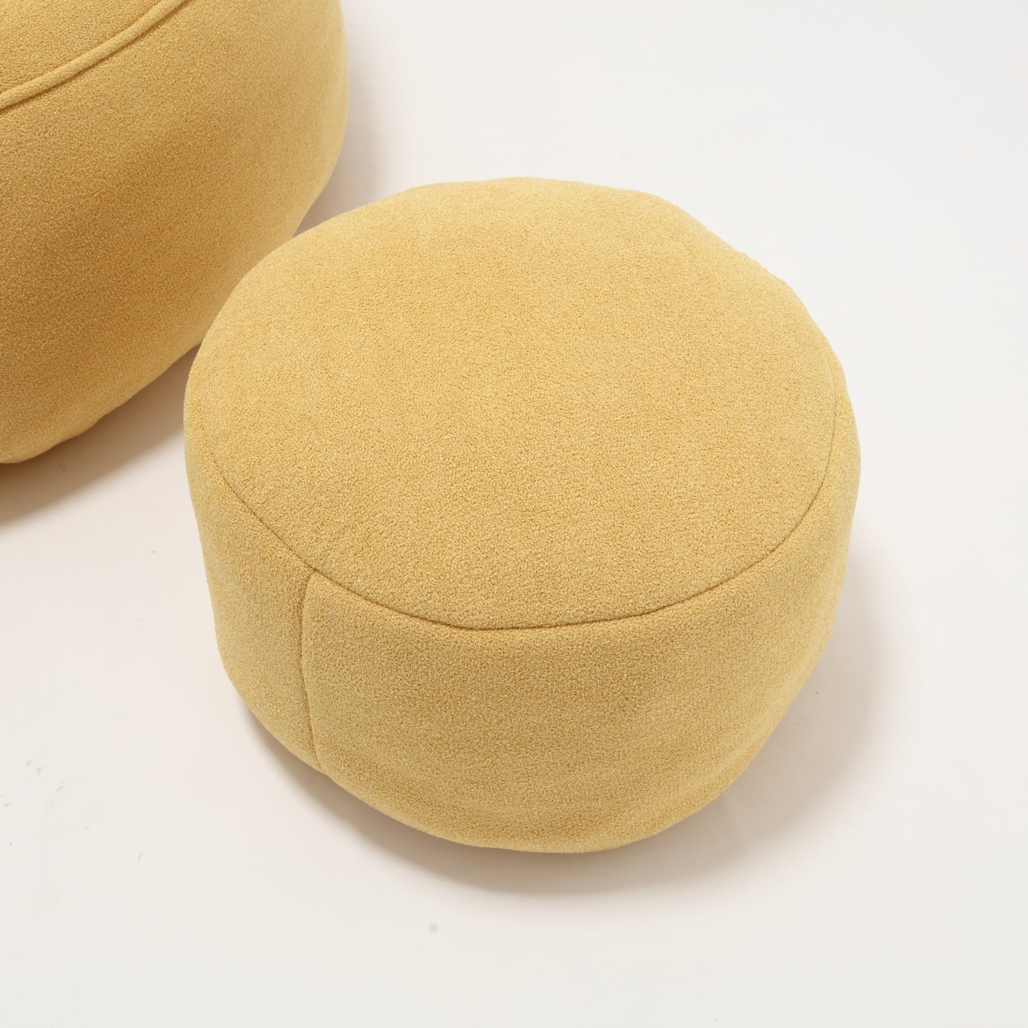 High Pressure Foam Bean Bag Chair with Footrest-American Furniture Outlet