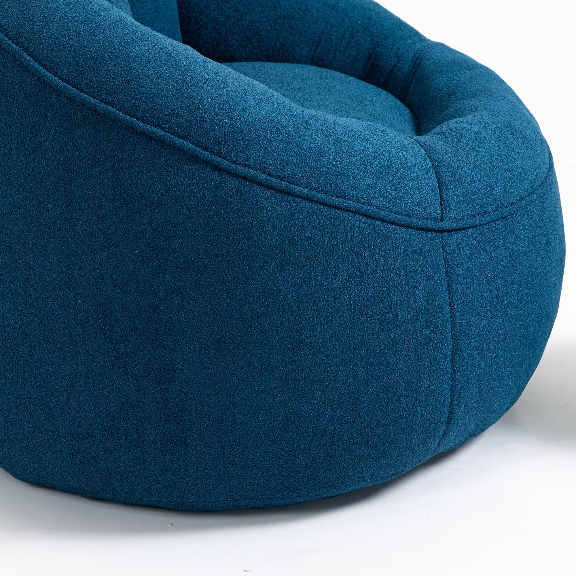 High Pressure Foam Bean Bag Chair with Footrest-American Furniture Outlet