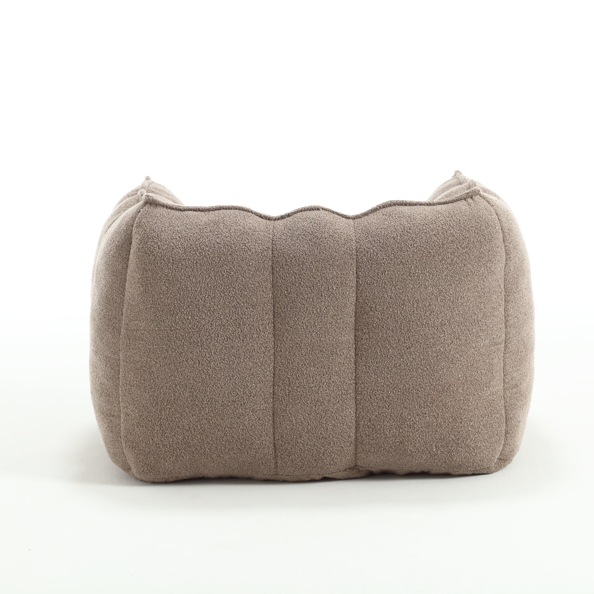 High Resilient Foam Bean Bag Chair with Footstool-American Furniture Outlet