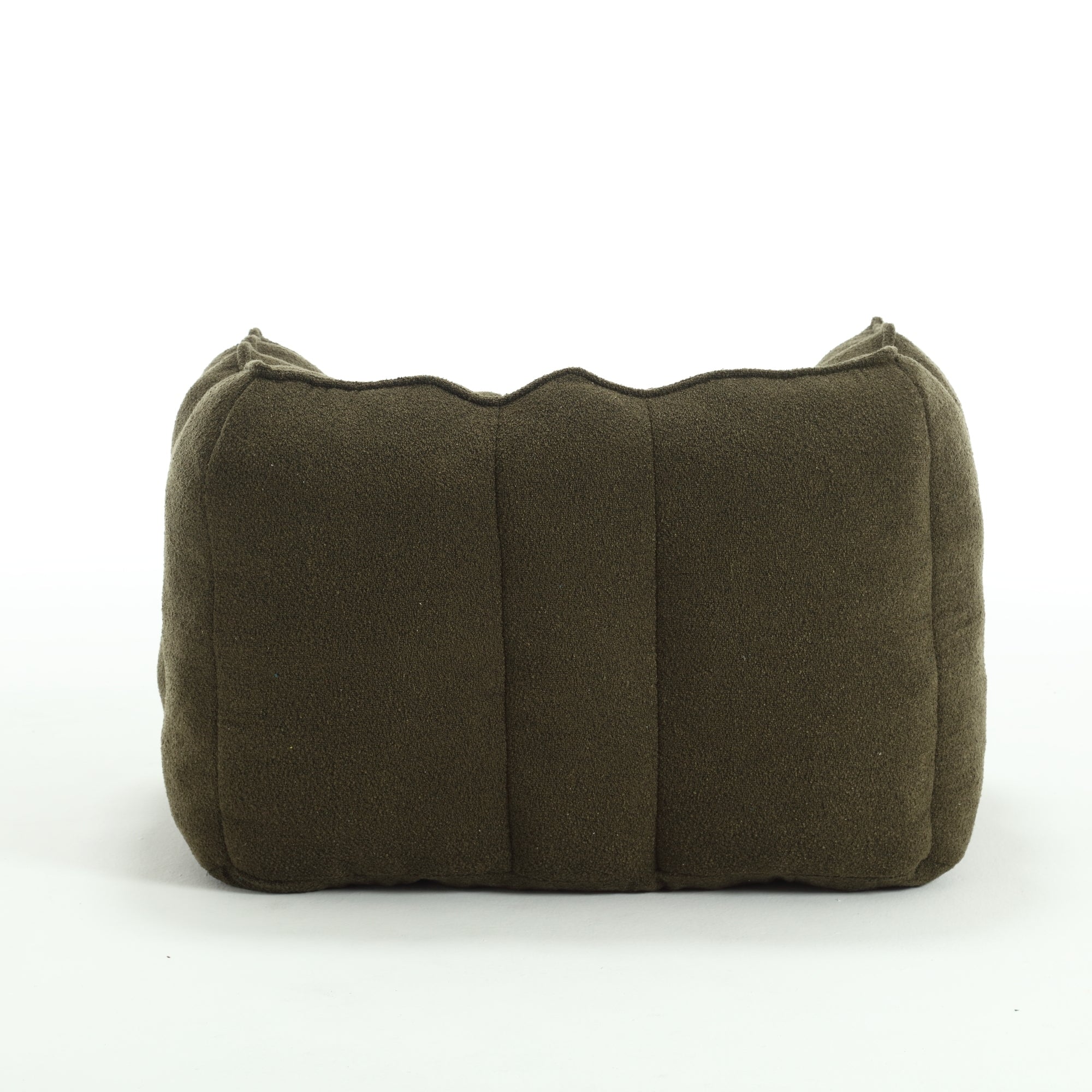 High Resilient Foam Bean Bag Chair with Footstool-American Furniture Outlet