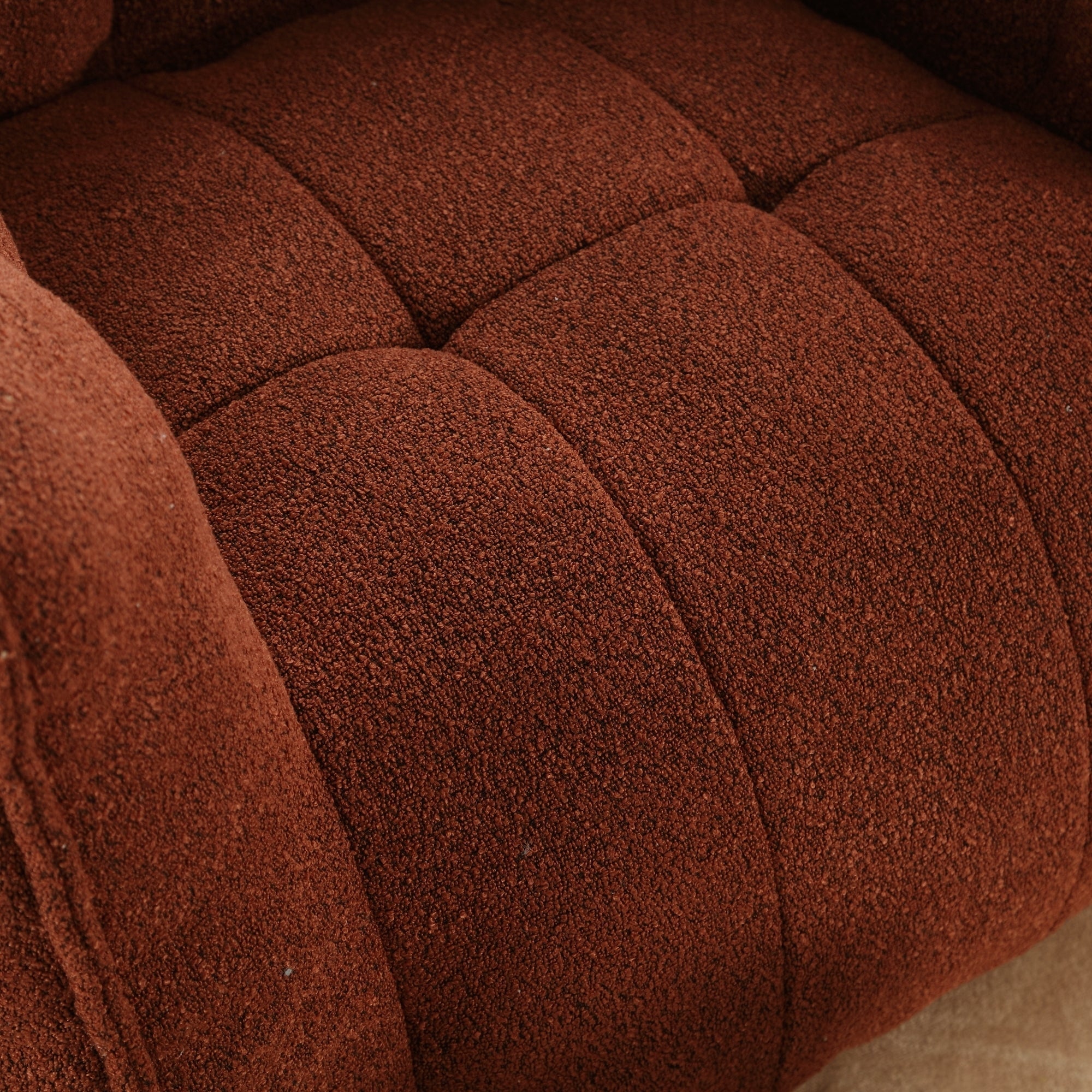 High Resilient Foam Bean Bag Chair with Footstool-American Furniture Outlet