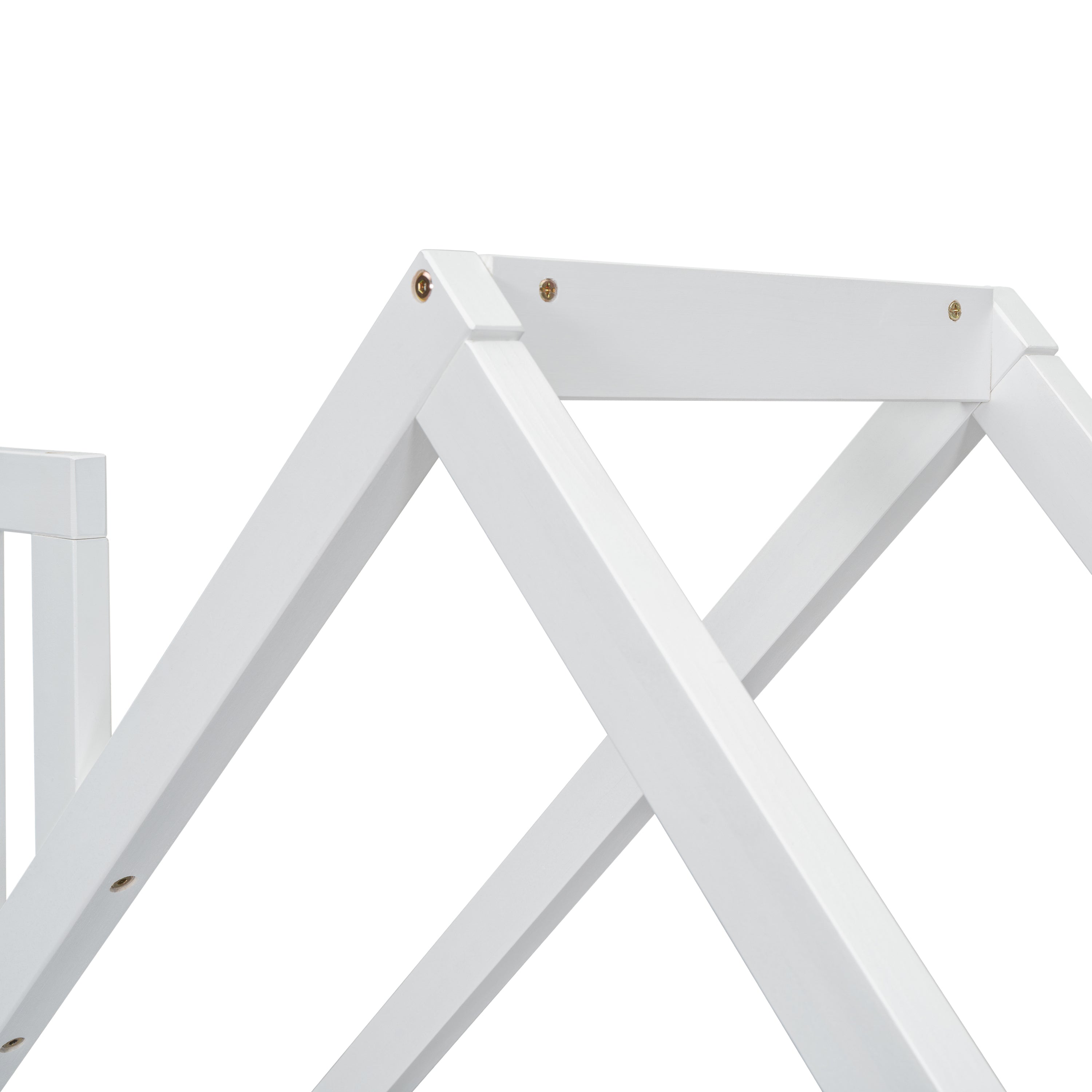 House-shaped Wooden writing Desk,Kids study Table,Bookshelf & Toy Storage,White-American Furniture Outlet