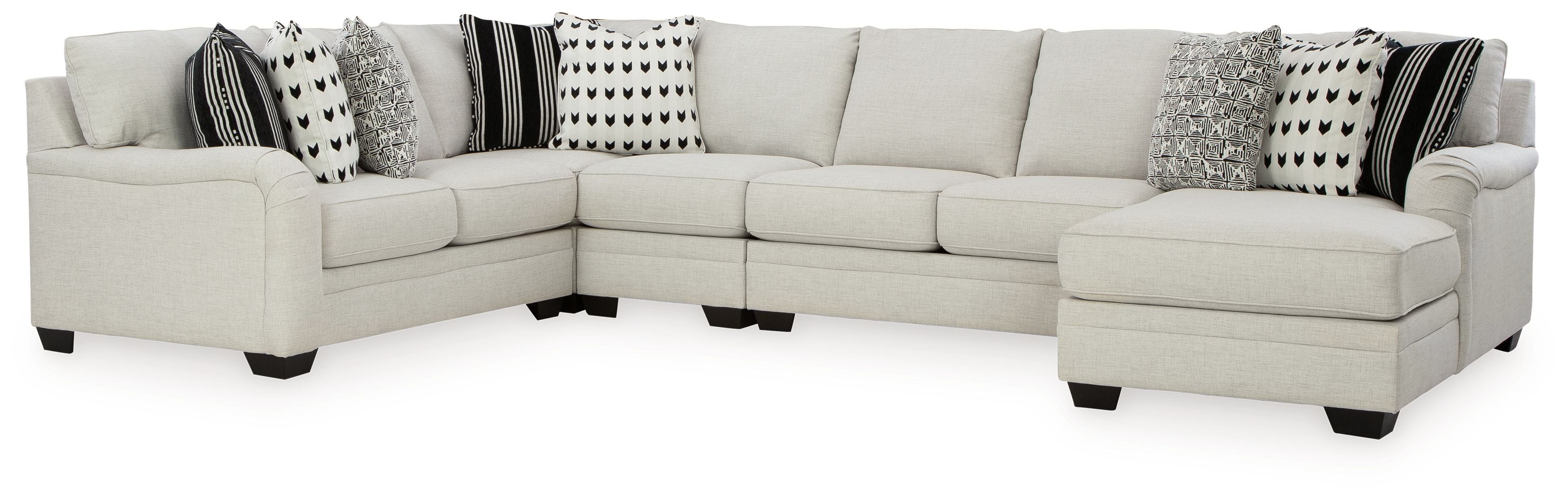 Huntsworth Dove Gray Sectional - Plush Cushions-Signature Design by Ashley®-American Furniture Outlet