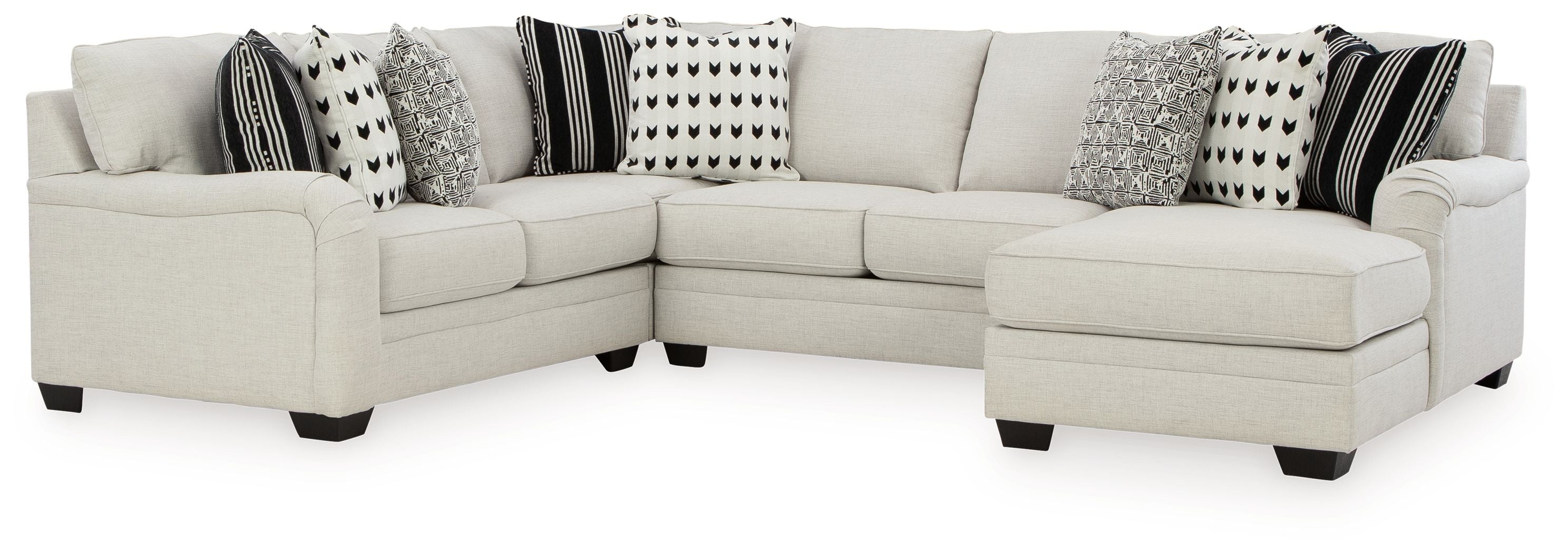 Huntsworth Dove Gray Sectional - Plush Cushions-Signature Design by Ashley®-American Furniture Outlet