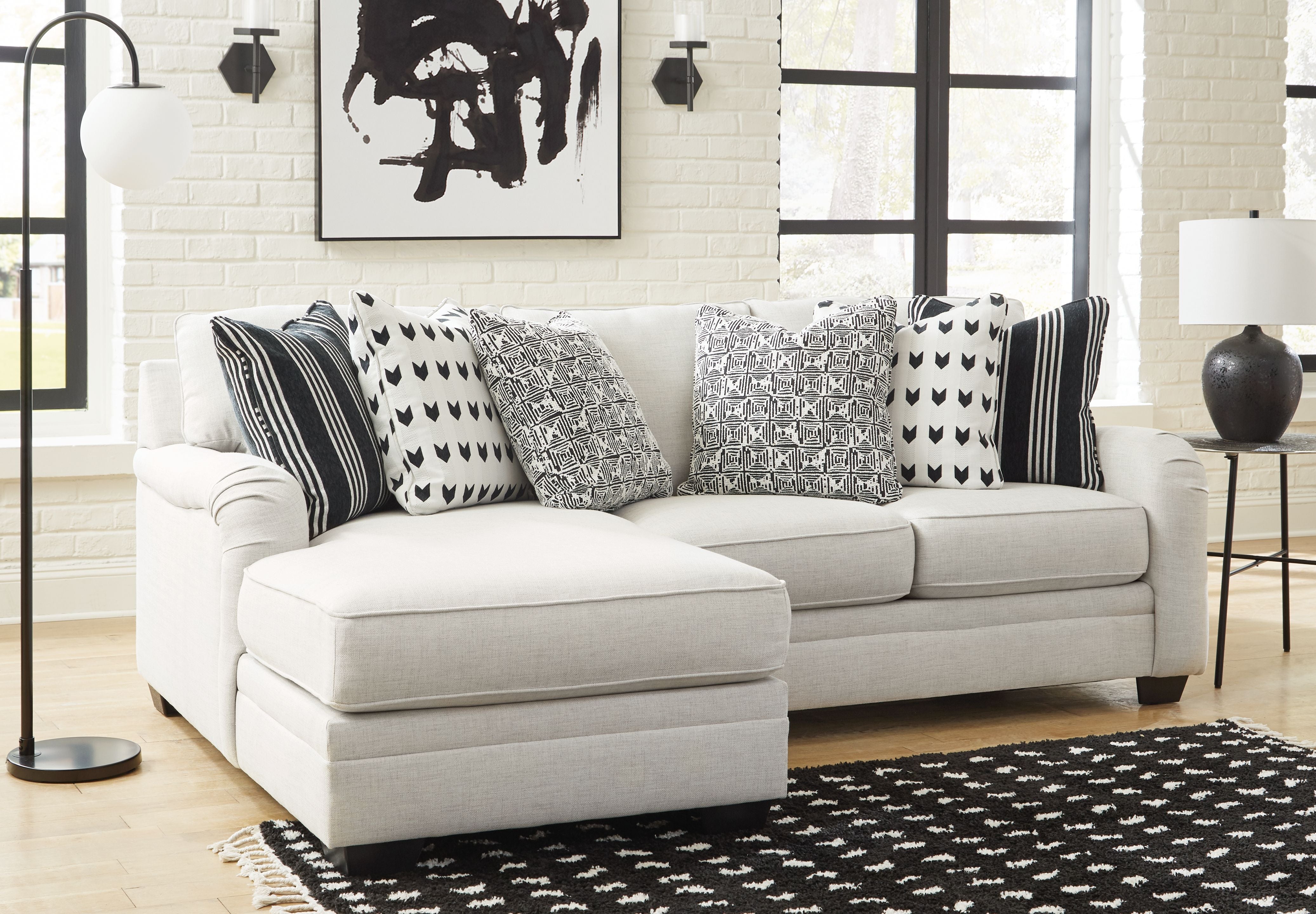 Huntsworth Dove Gray Sectional - Plush Cushions-Signature Design by Ashley®-American Furniture Outlet