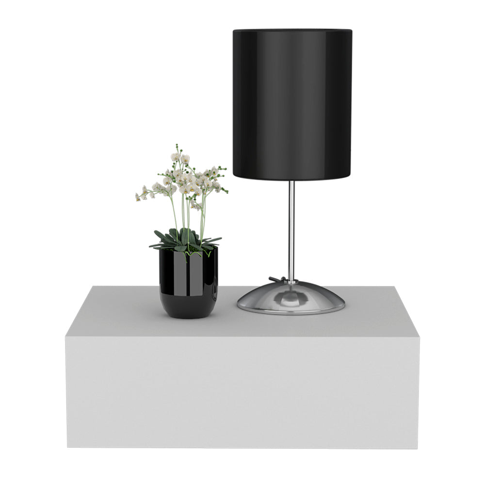 Isola White Nightstand - Modern Bedroom Furniture-American Furniture Outlet
