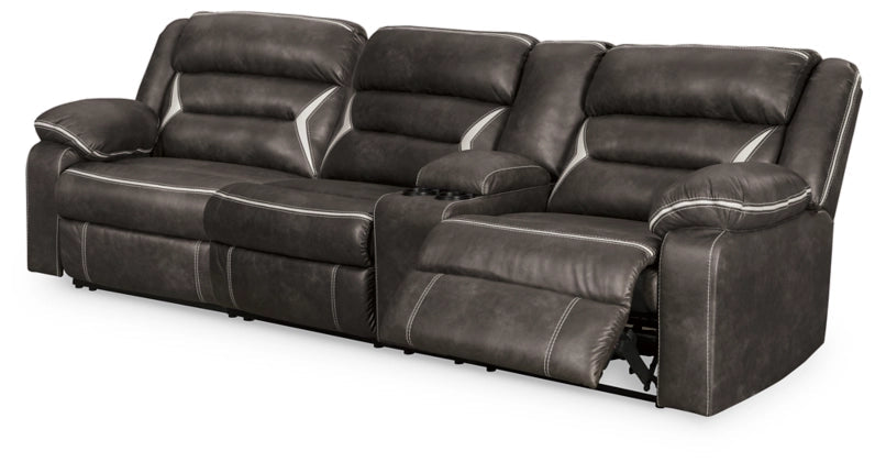 Kincord Black Power Reclining Sectional-Signature Design by Ashley®-American Furniture Outlet