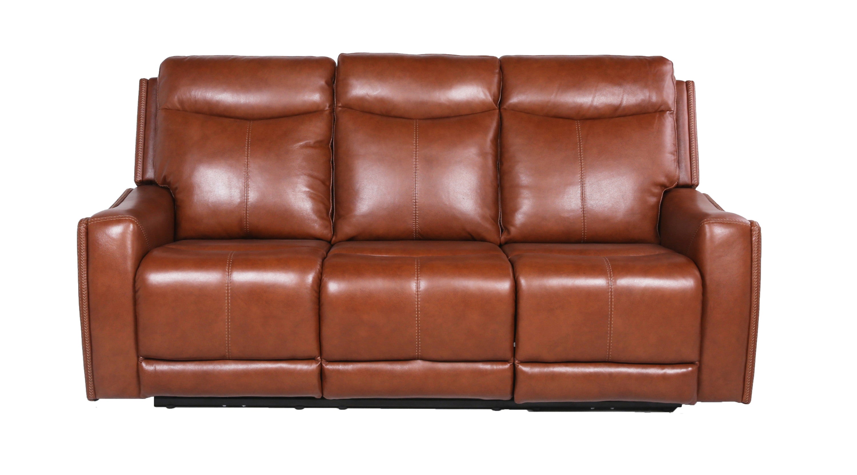 Leather Power Reclining Sofa - Headrest, USB-American Furniture Outlet