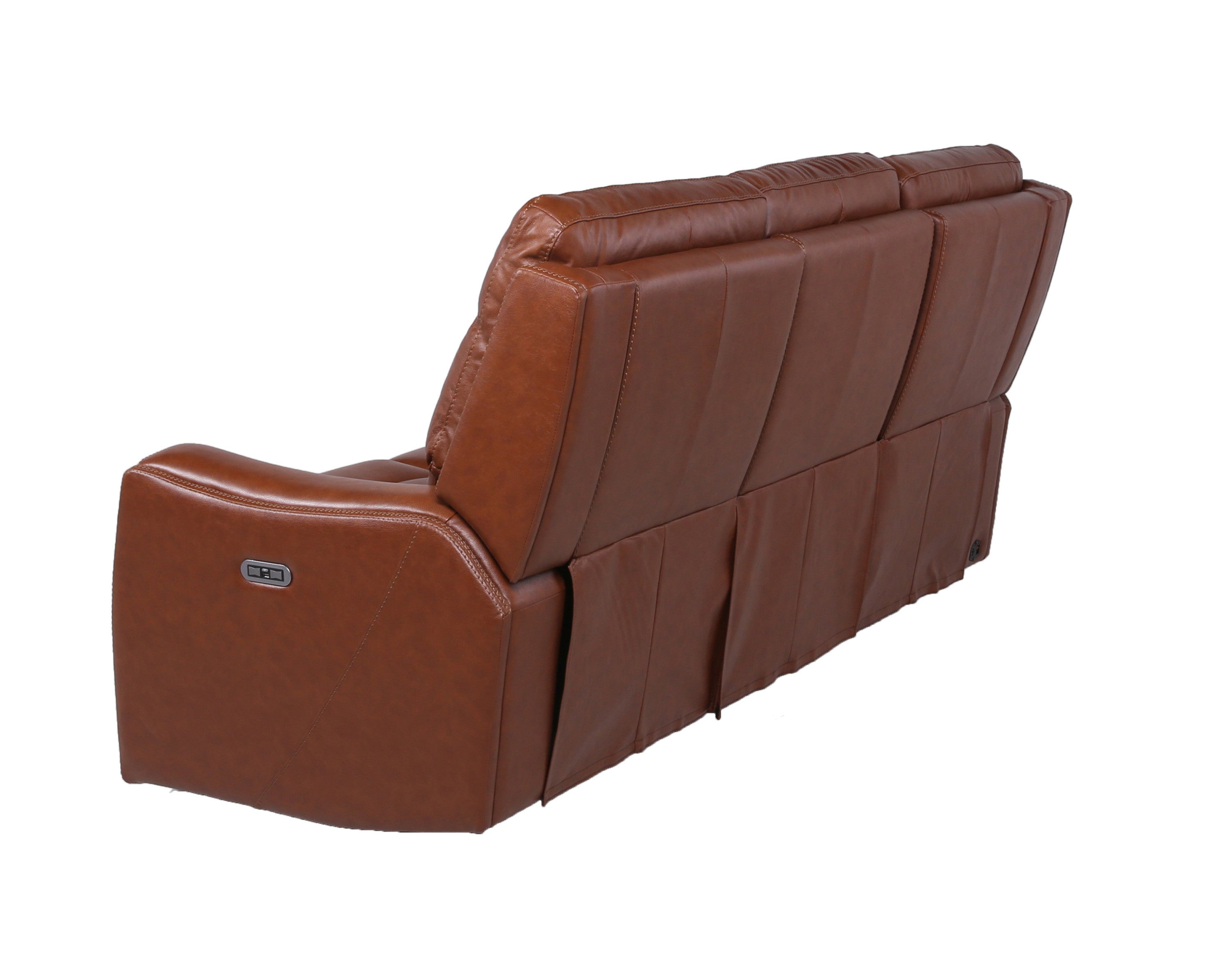 Leather Power Reclining Sofa - Headrest, USB-American Furniture Outlet