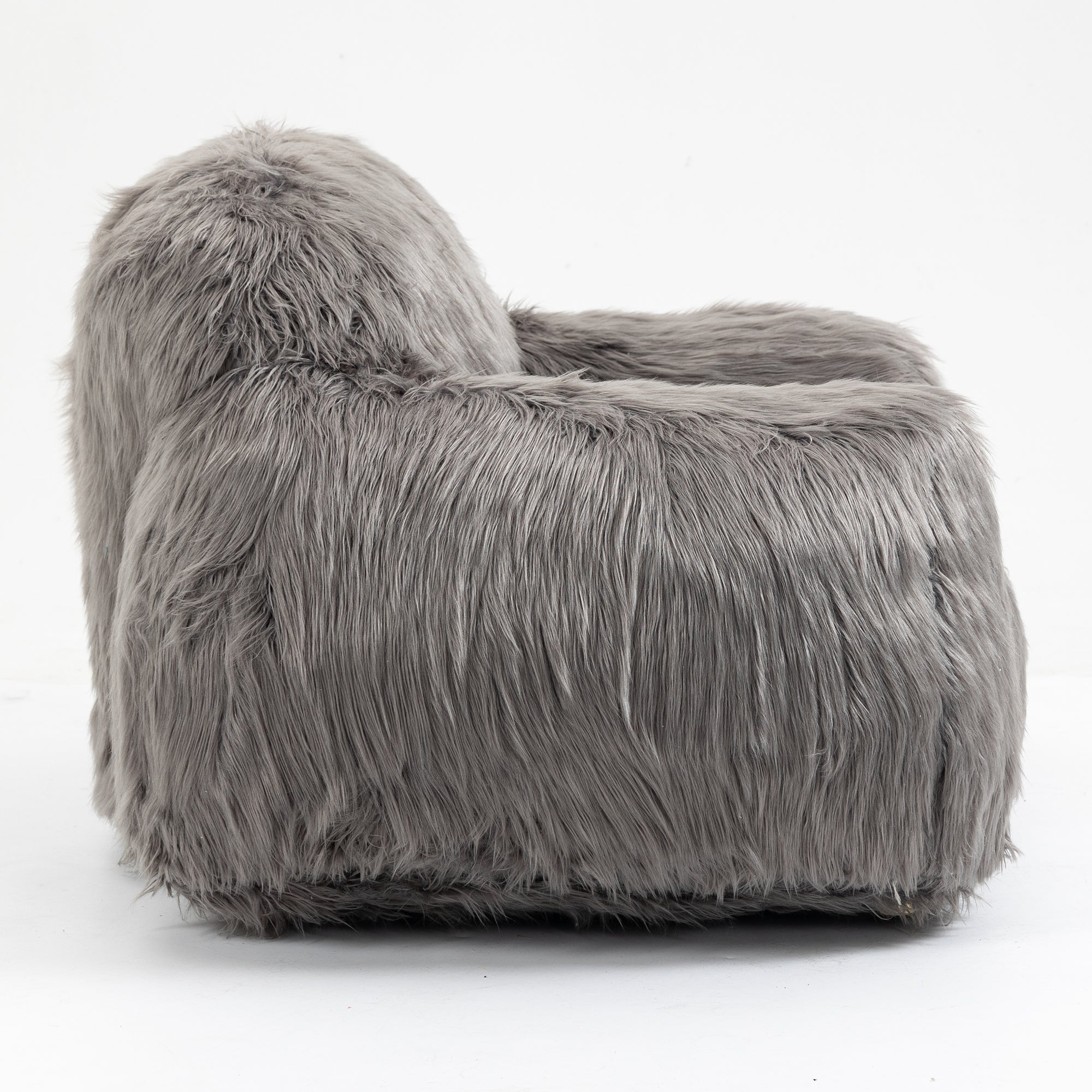 Long Hair Bean Bag Chair - Lazy Sofa-American Furniture Outlet