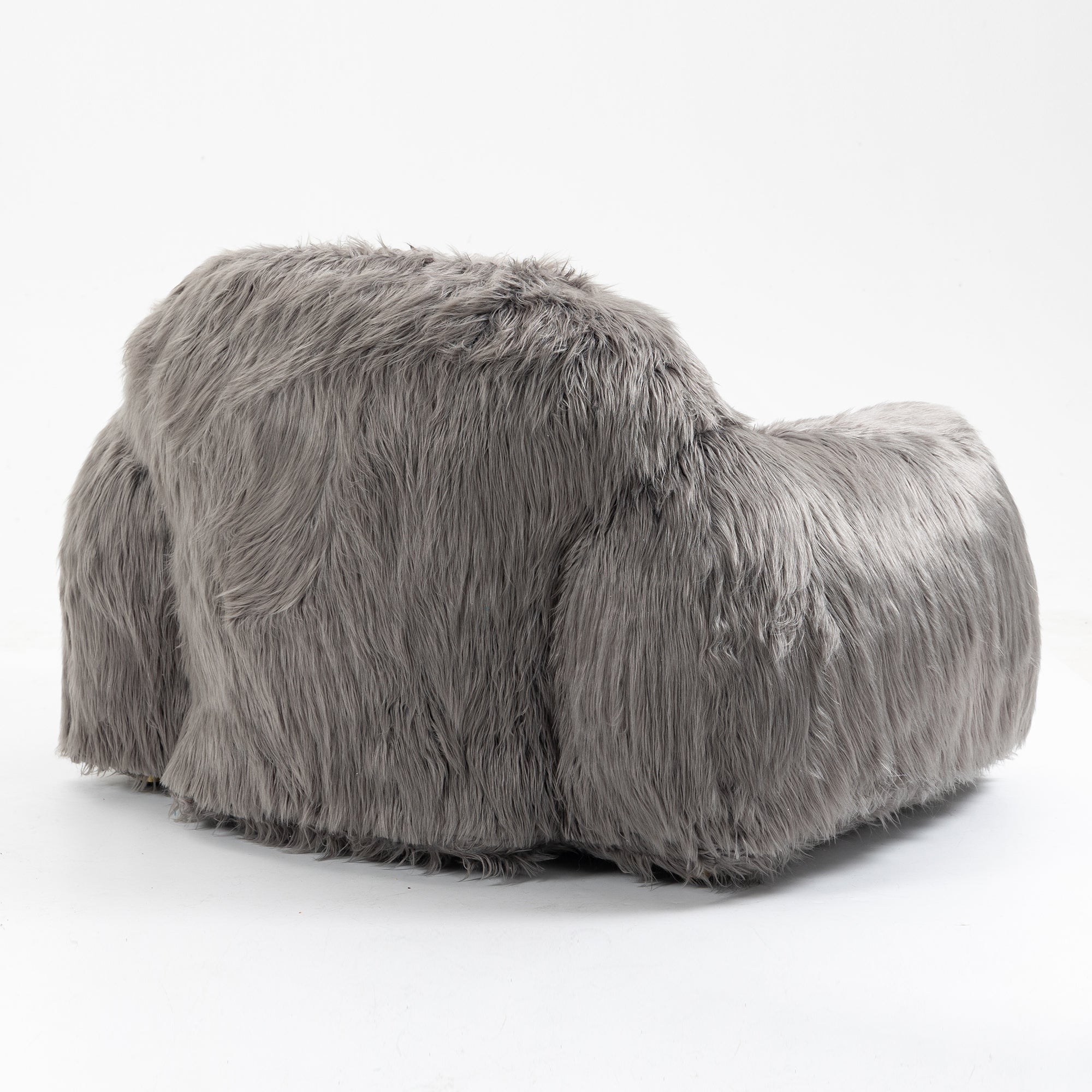 Long Hair Bean Bag Chair - Lazy Sofa-American Furniture Outlet