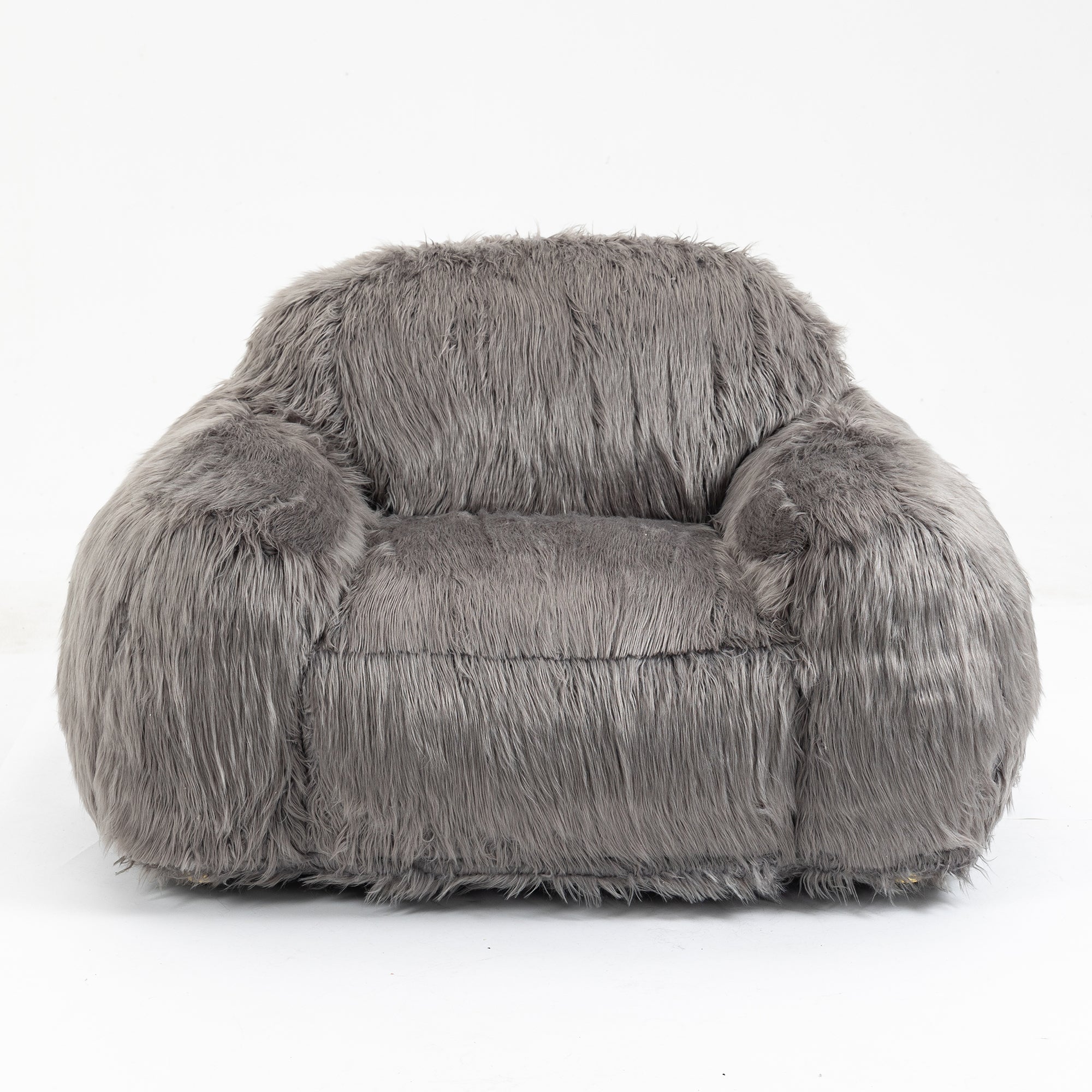 Long Hair Bean Bag Chair - Lazy Sofa-American Furniture Outlet