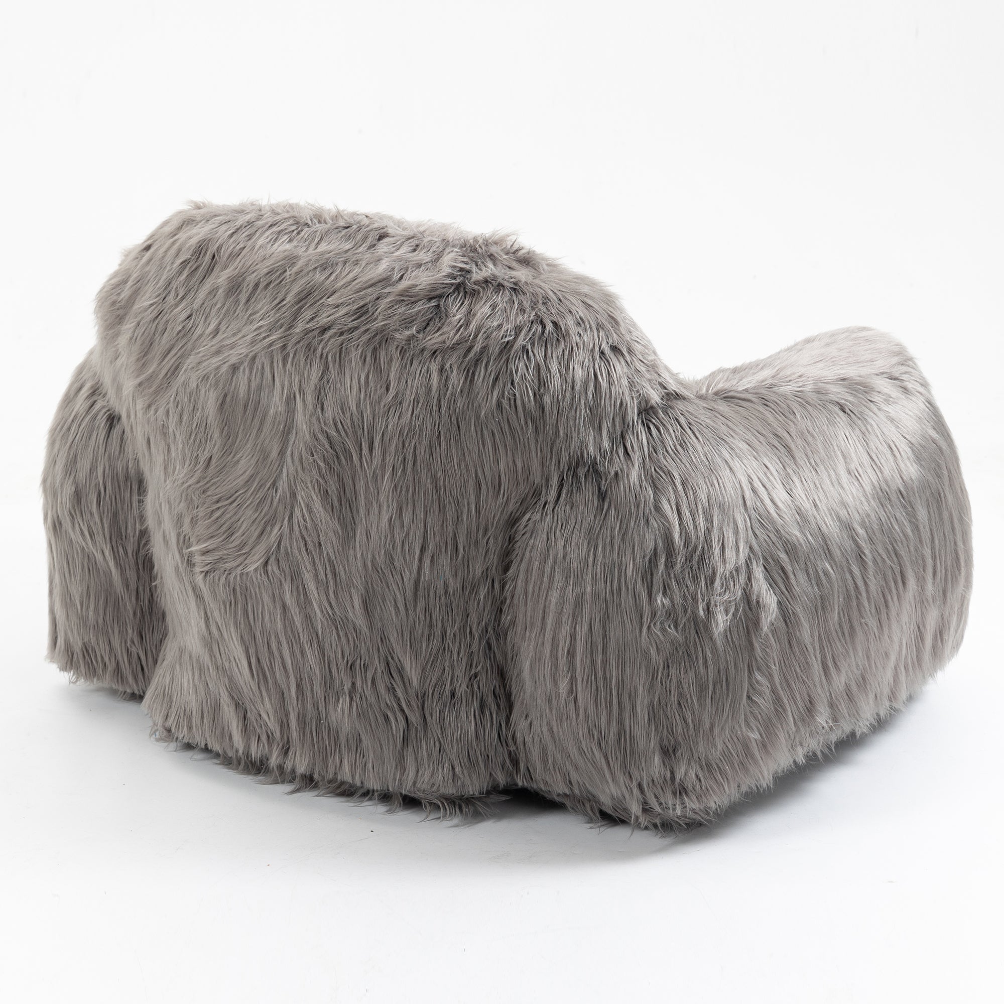 Long Hair Bean Bag Chair - Lazy Sofa-American Furniture Outlet