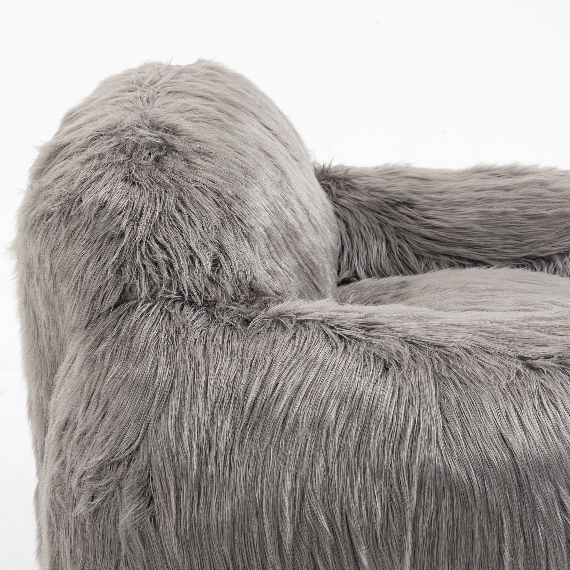 Long Hair Bean Bag Chair - Lazy Sofa-American Furniture Outlet