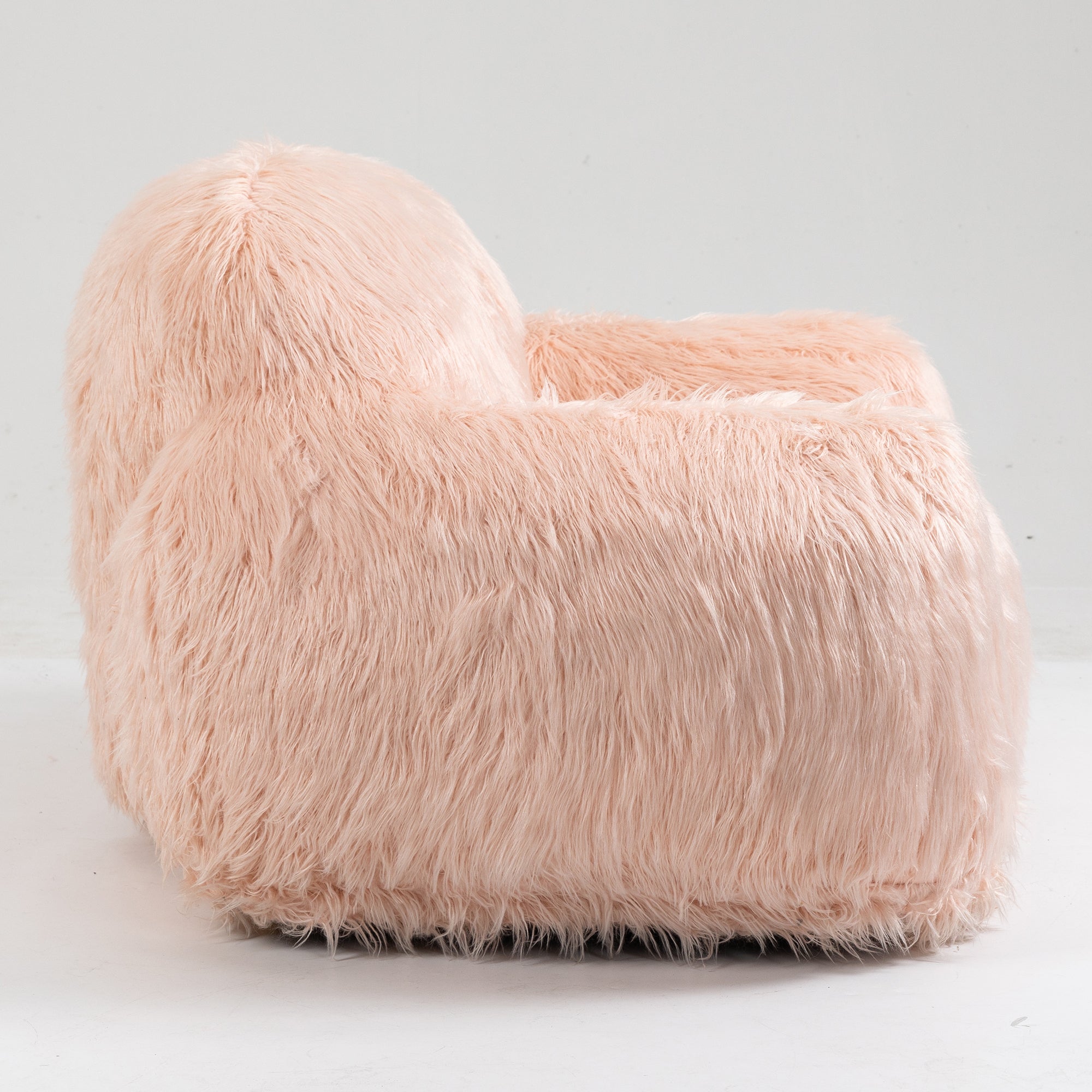 Long Hair Bean Bag Chair - Lazy Sofa Focus Chair-American Furniture Outlet