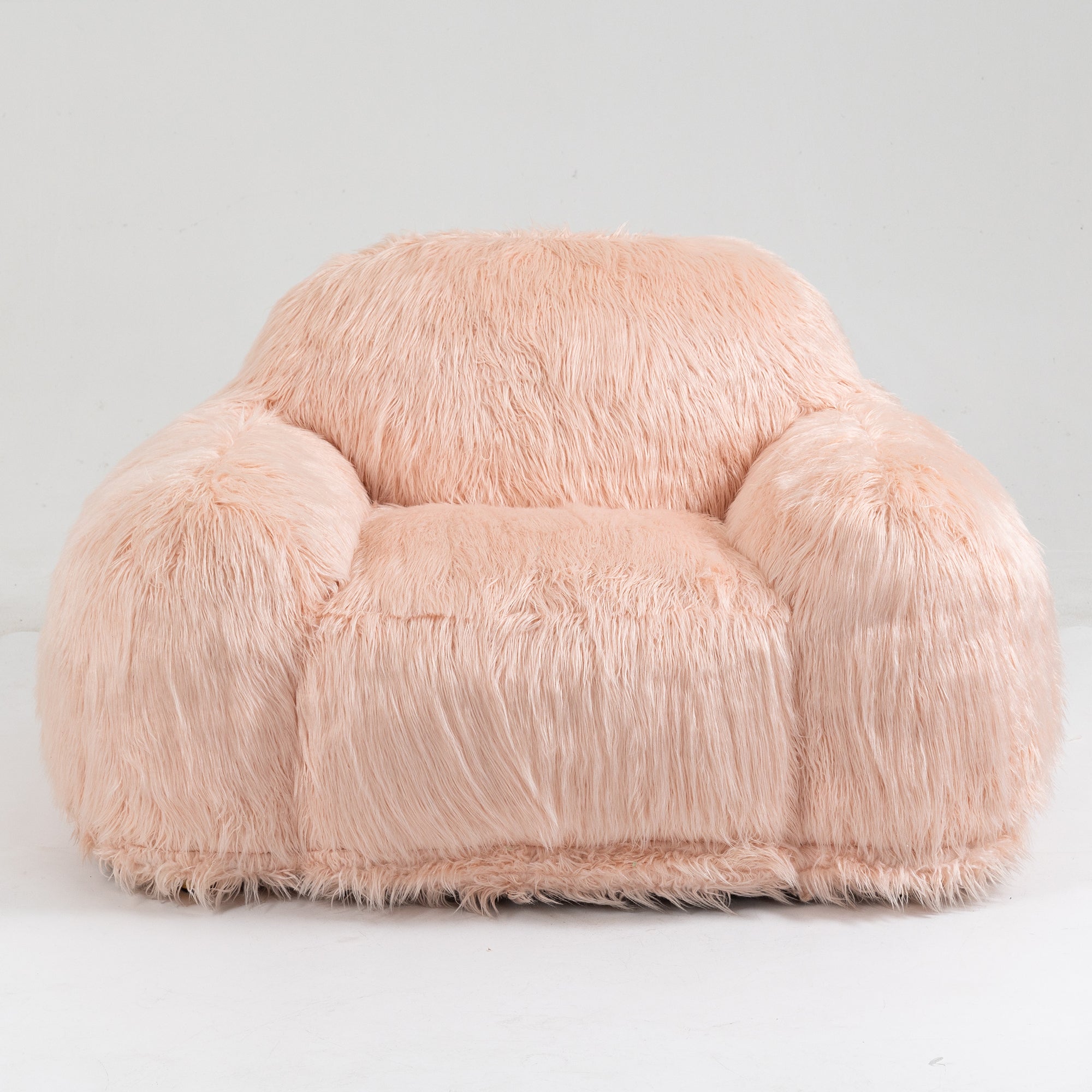 Long Hair Bean Bag Chair - Lazy Sofa Focus Chair-American Furniture Outlet