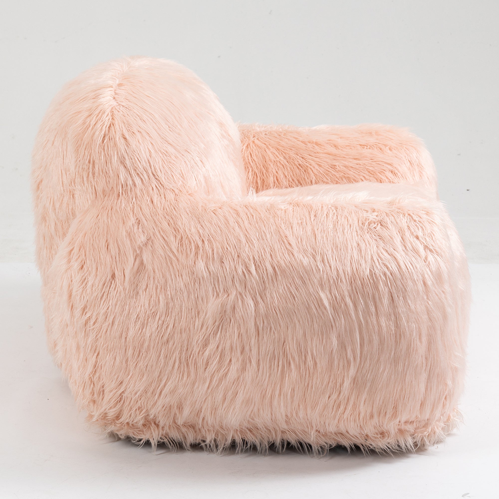 Long Hair Bean Bag Chair - Lazy Sofa Focus Chair-American Furniture Outlet