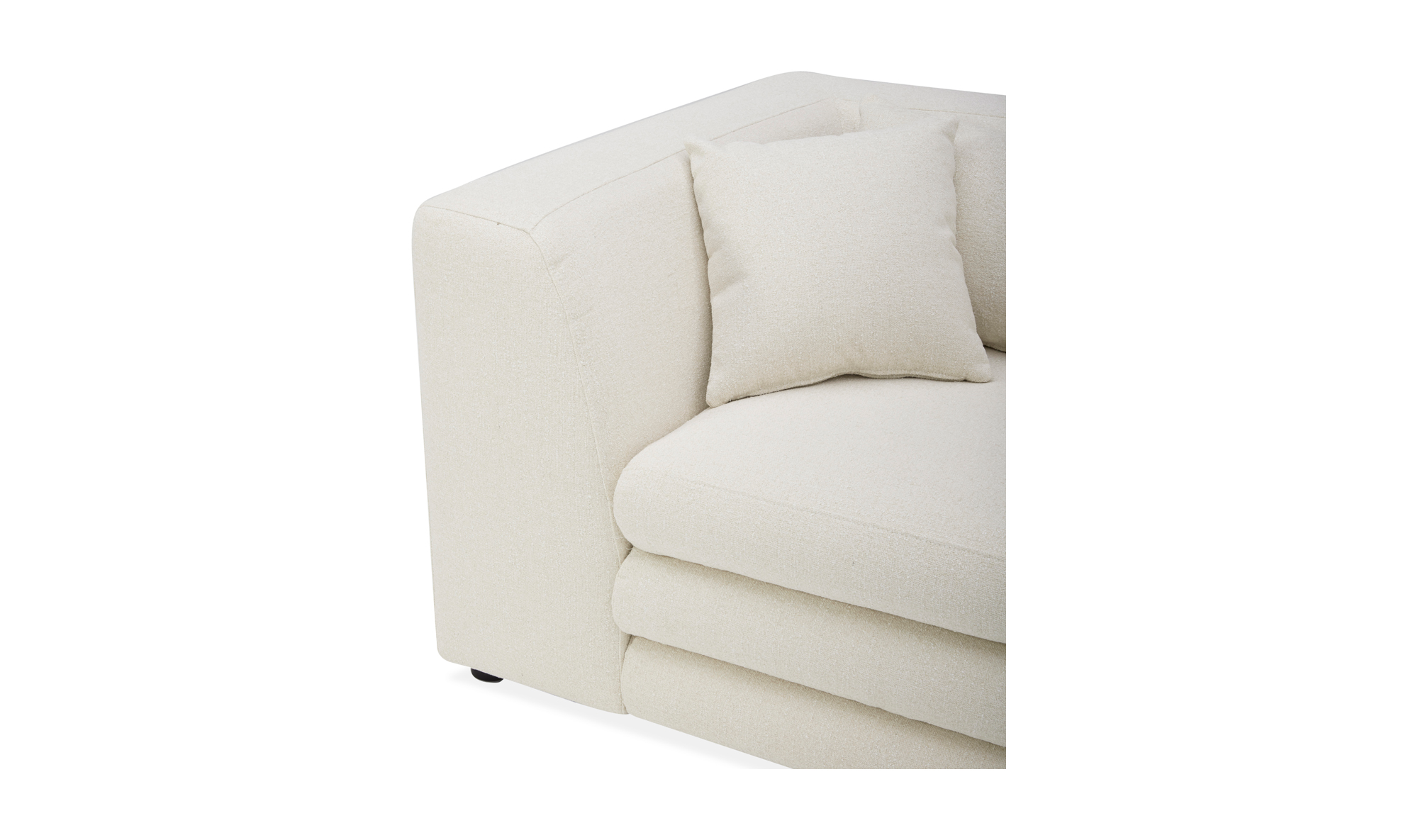 Lowtide Alcove Modular Sectional White Comfy & Modern-Moe's Home Collection-American Furniture Outlet