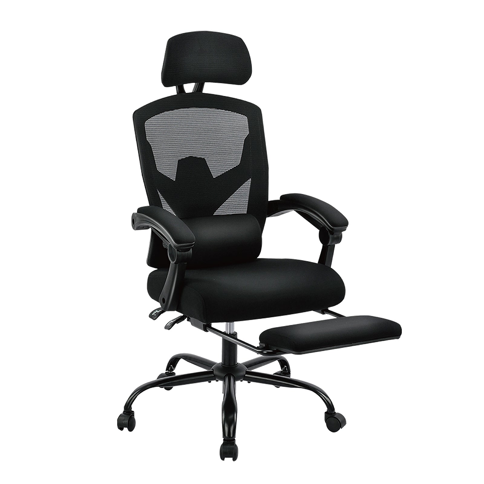 Mesh Ergonomic Office Chair with Foot & Lumbar Support-American Furniture Outlet