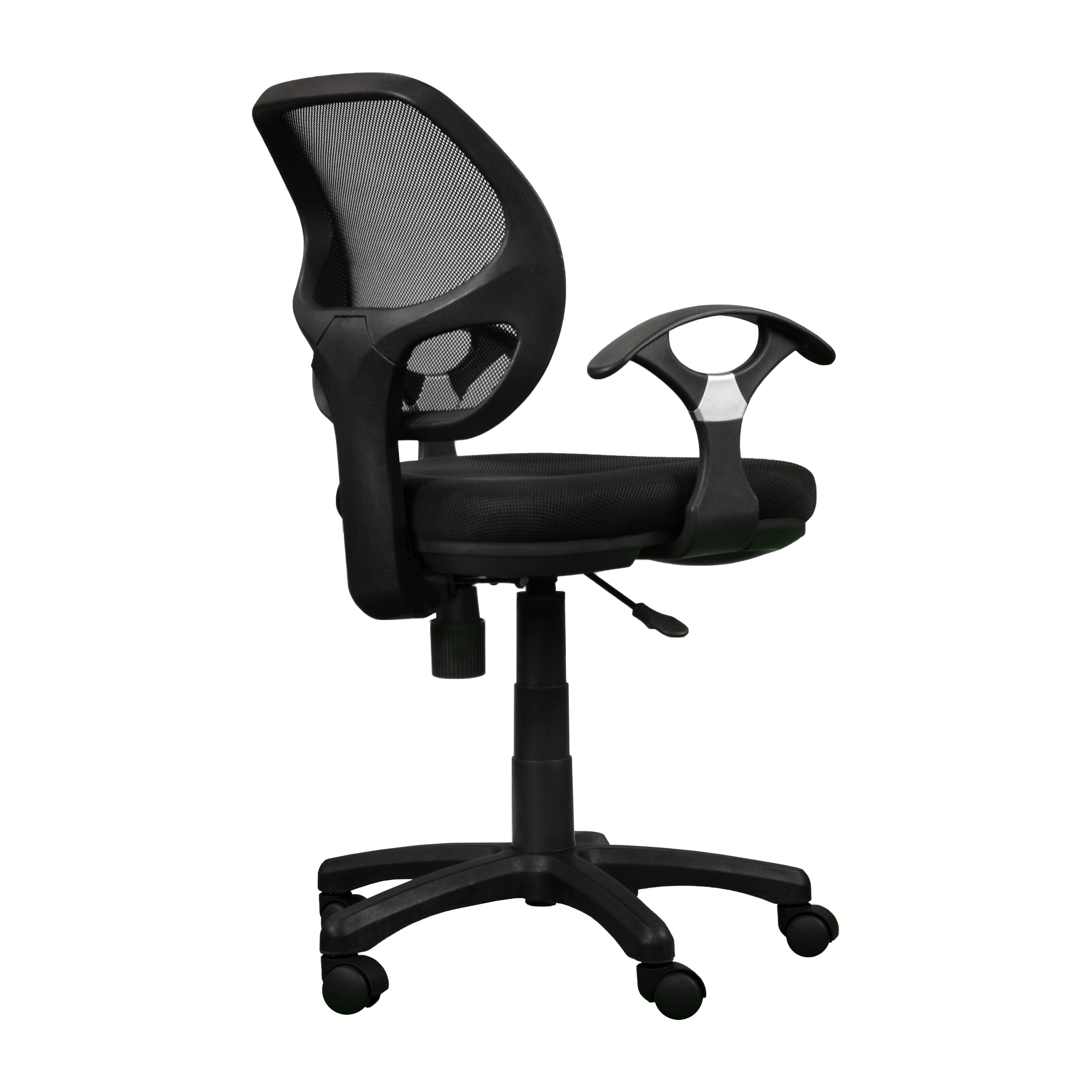 Midback Mesh Task Chair - Black-American Furniture Outlet