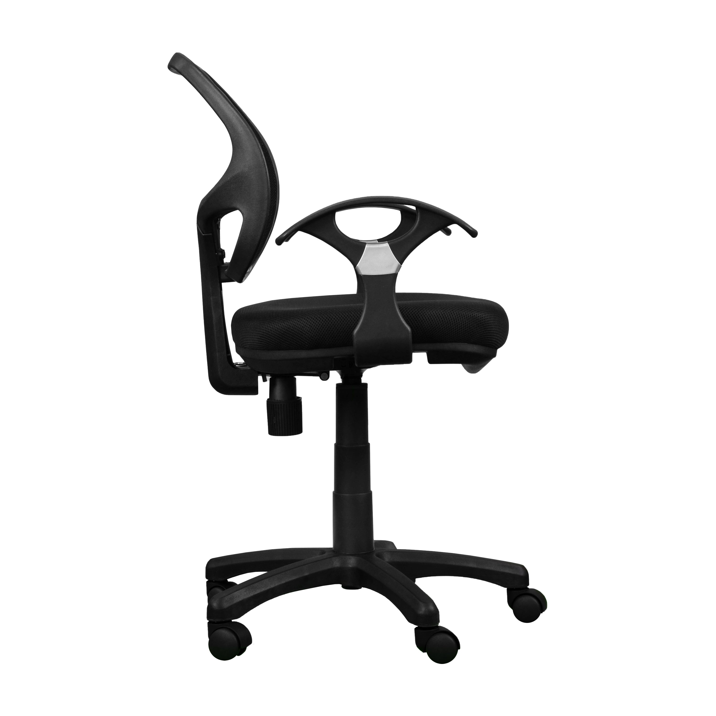 Midback Mesh Task Chair - Black-American Furniture Outlet