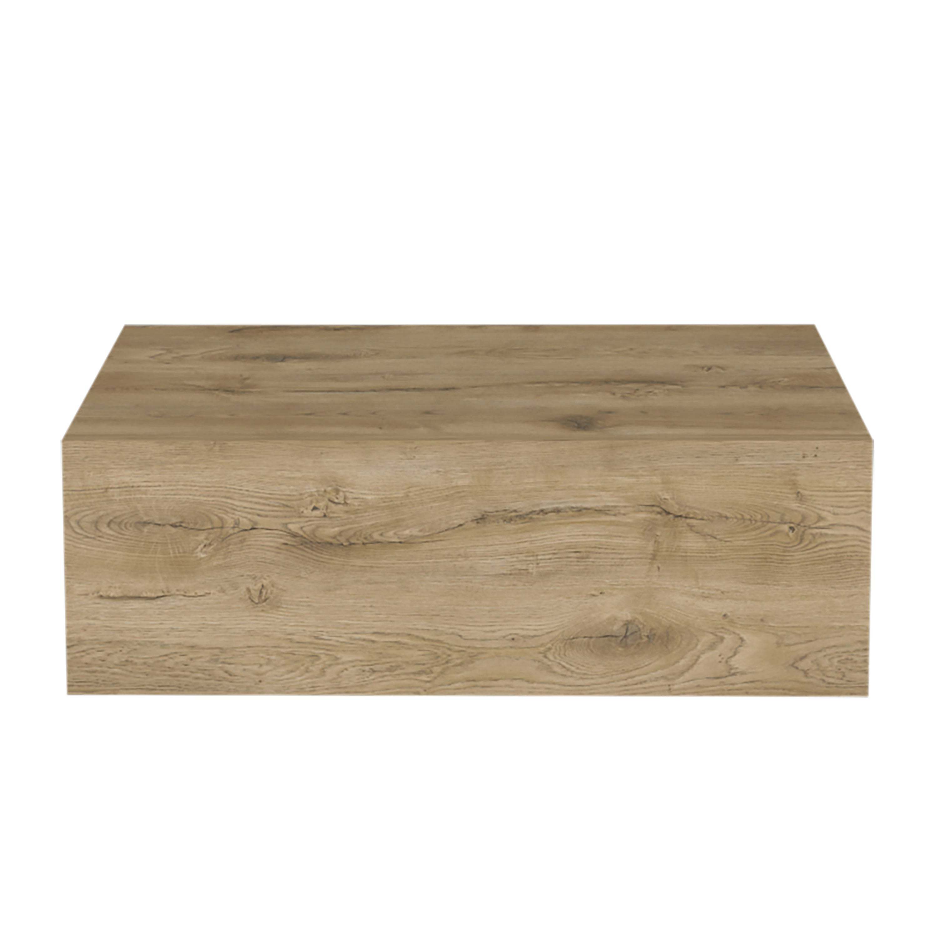 Milano Floating Nightstand w/ Drawer - Macadamia-American Furniture Outlet